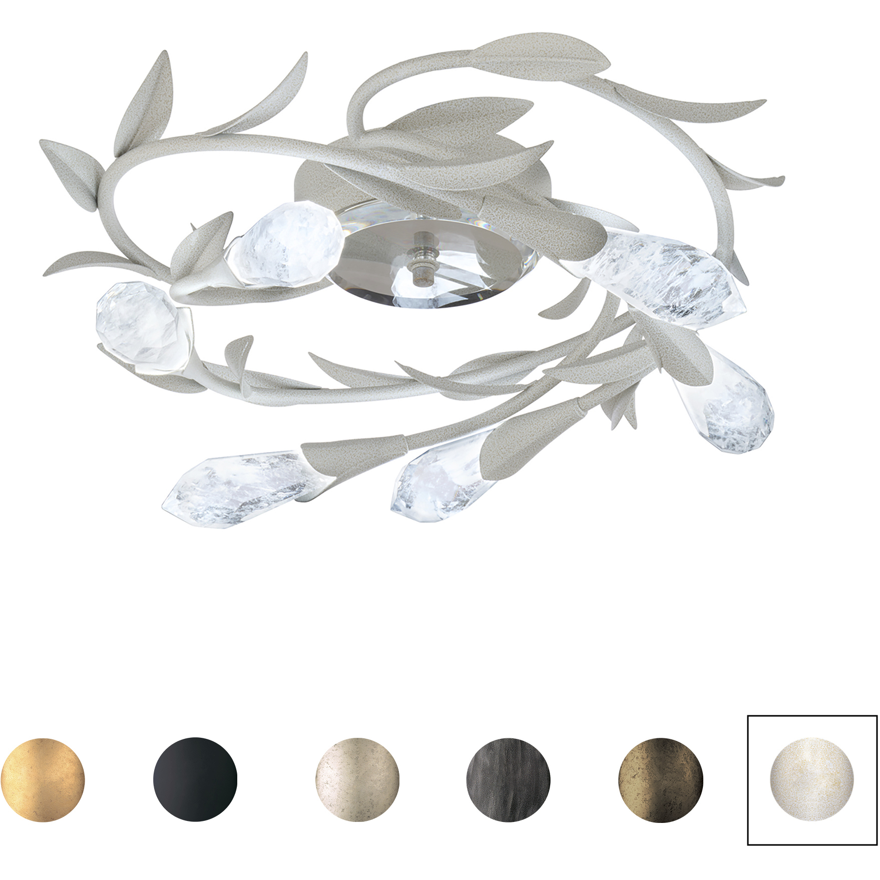 Signature Secret Garden LED 18 inch Heirloom Bronze Flush Mount Ceiling Light