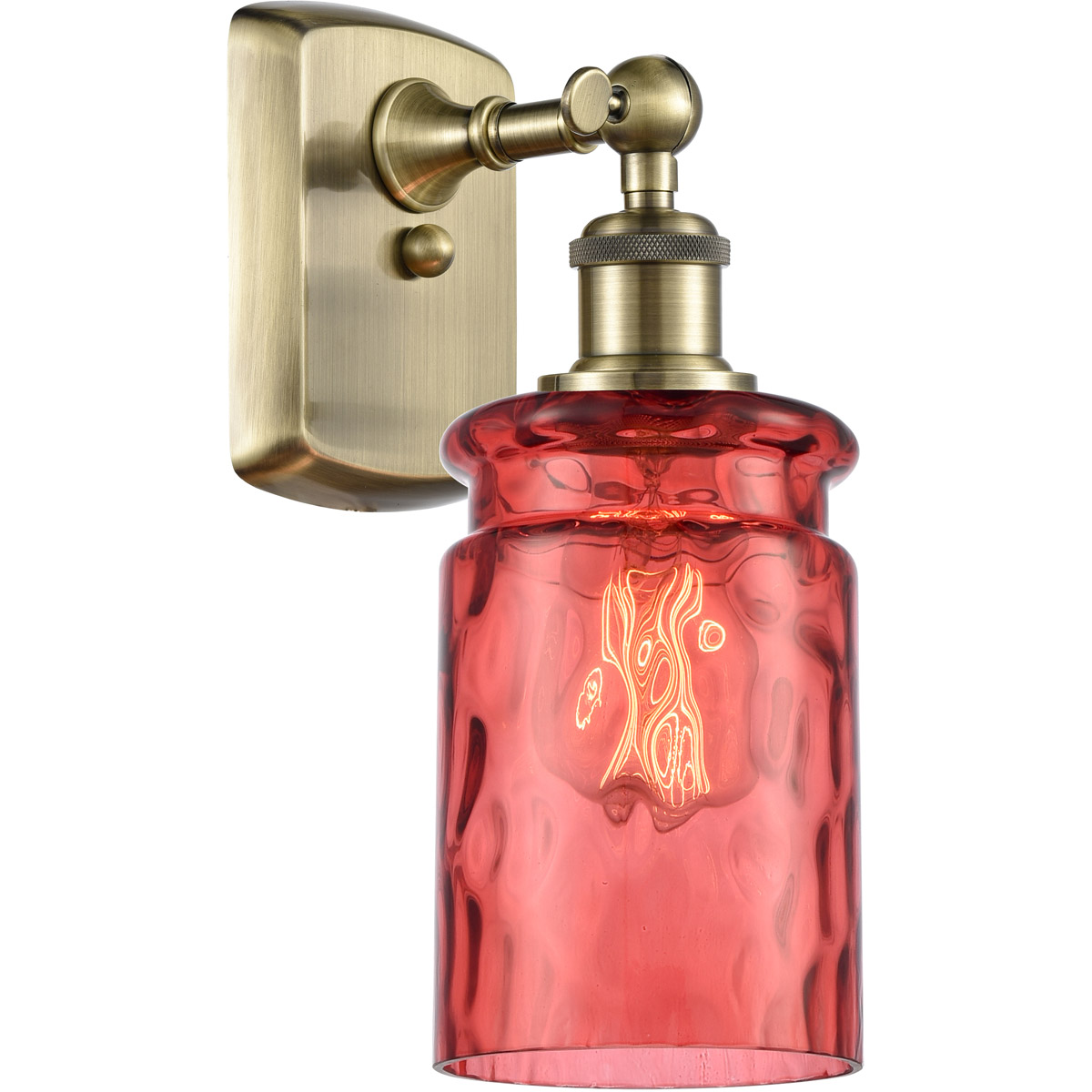 Ballston Candor LED 4.75 inch Antique Brass Sconce Wall Light, Ballston