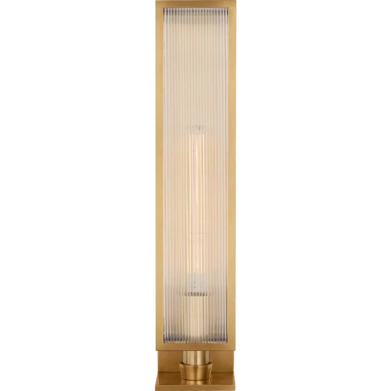Barbara Barry York LED 5 inch Soft Brass Single Box Sconce Wall Light