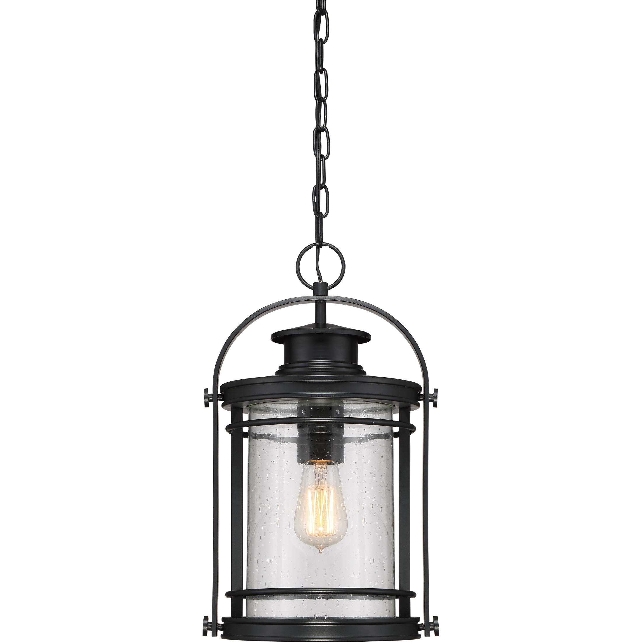 Booker 1 Light 10.5 inch Mystic Black Hanging Lantern Ceiling Light