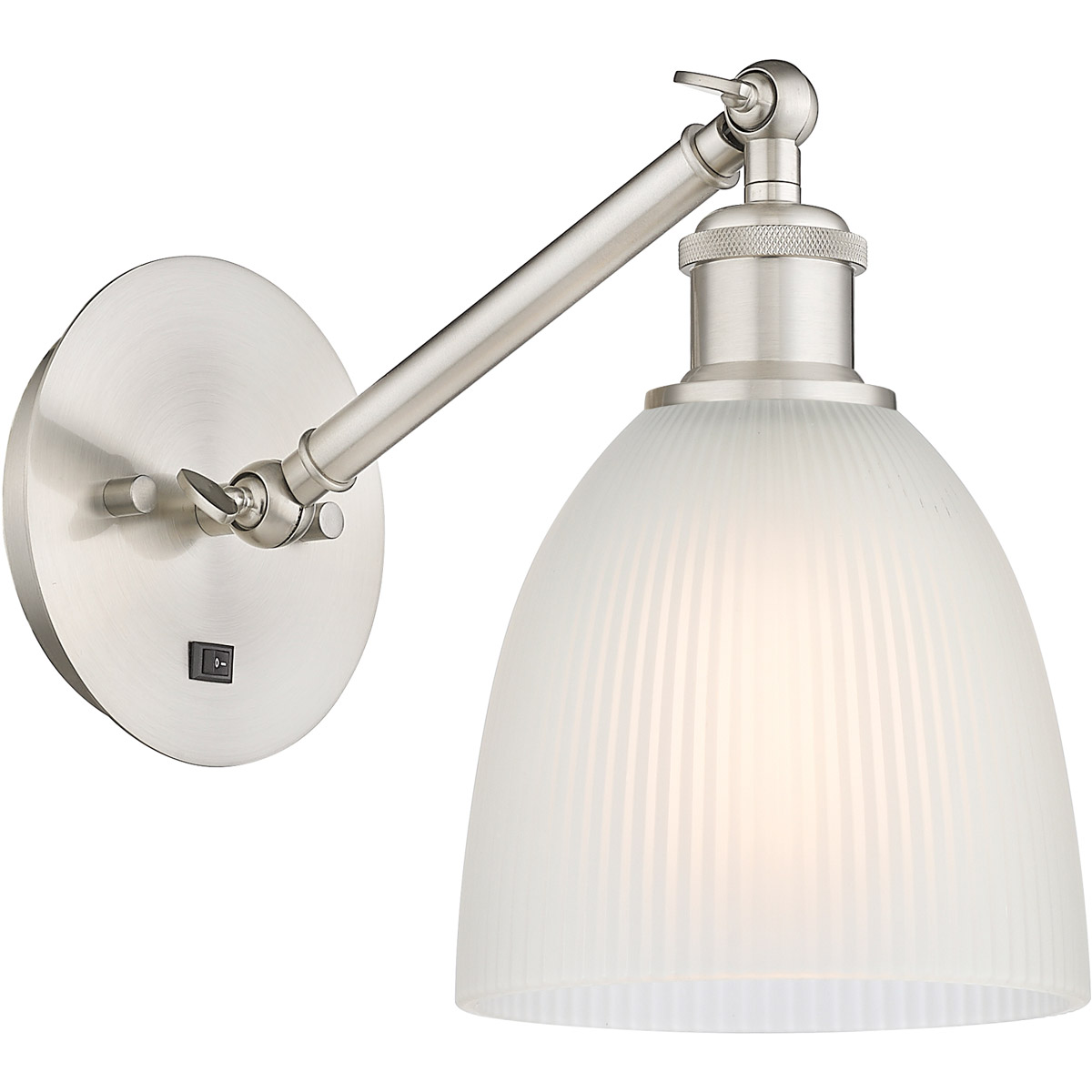 Ballston Castile 1 Light 6 inch Brushed Satin Nickel Sconce Wall Light