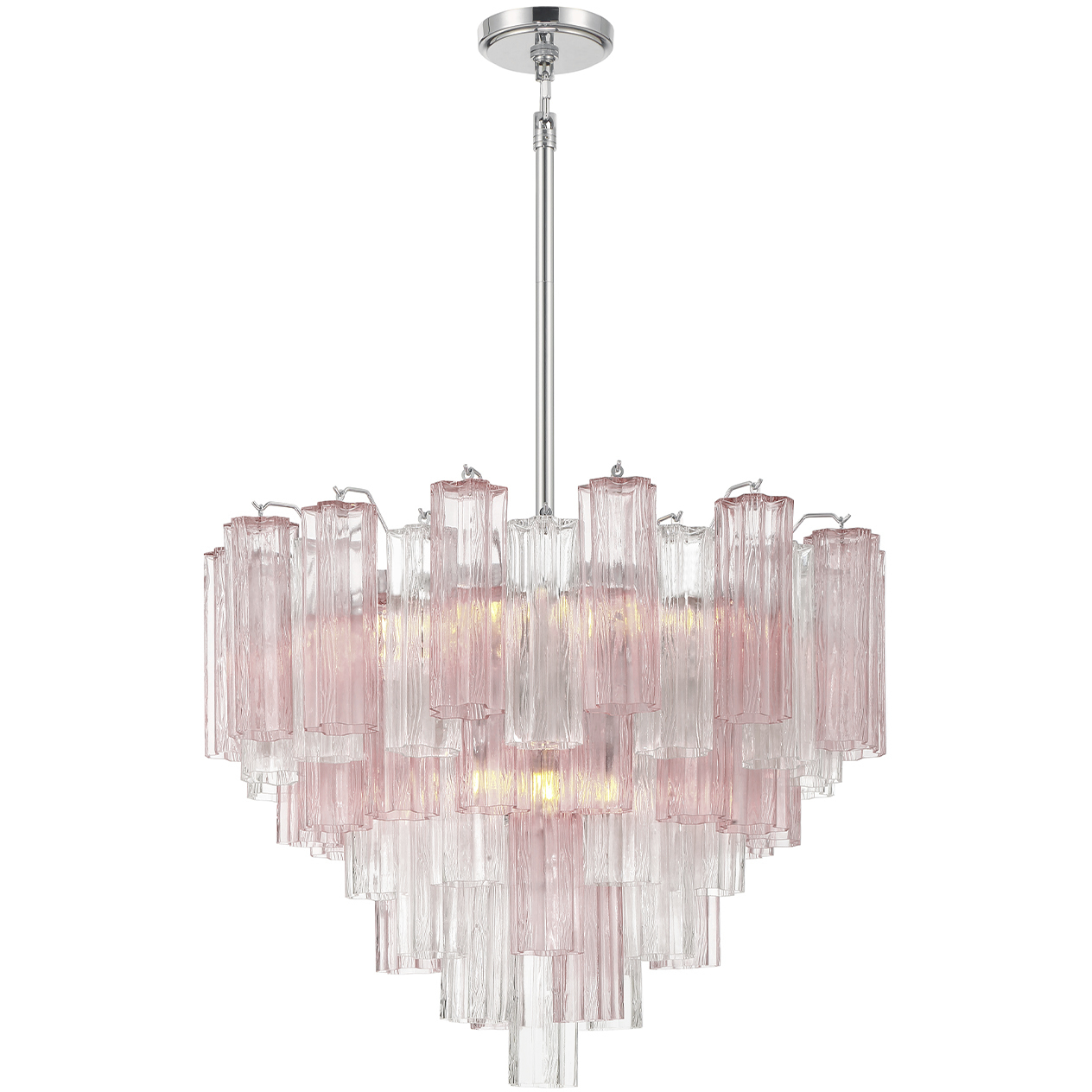 Addis 12 Light 26.75 inch Polished Chrome Chandelier Ceiling Light in Spring