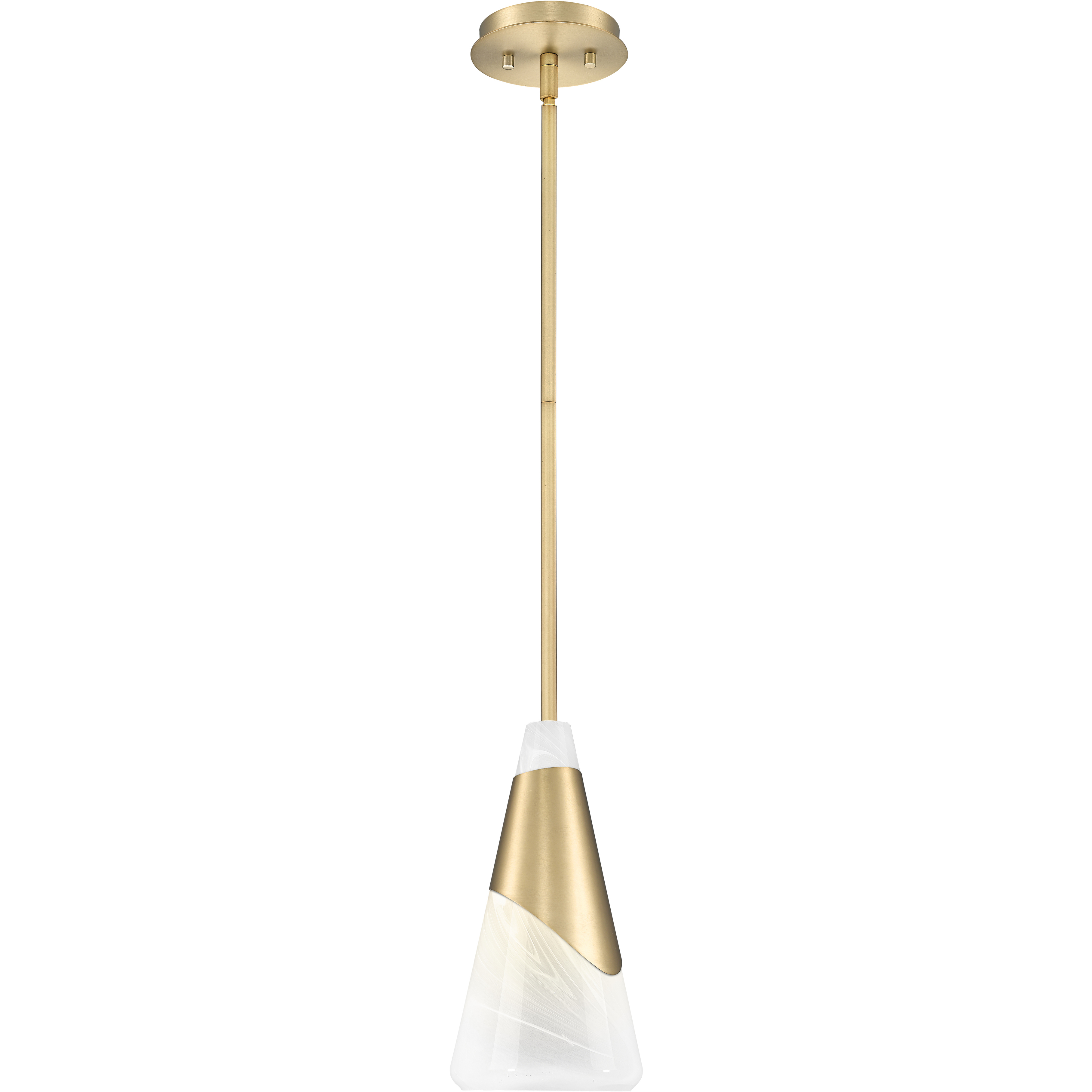 Aimie 1 Light 7 inch Modern Gold Pendant Ceiling Light