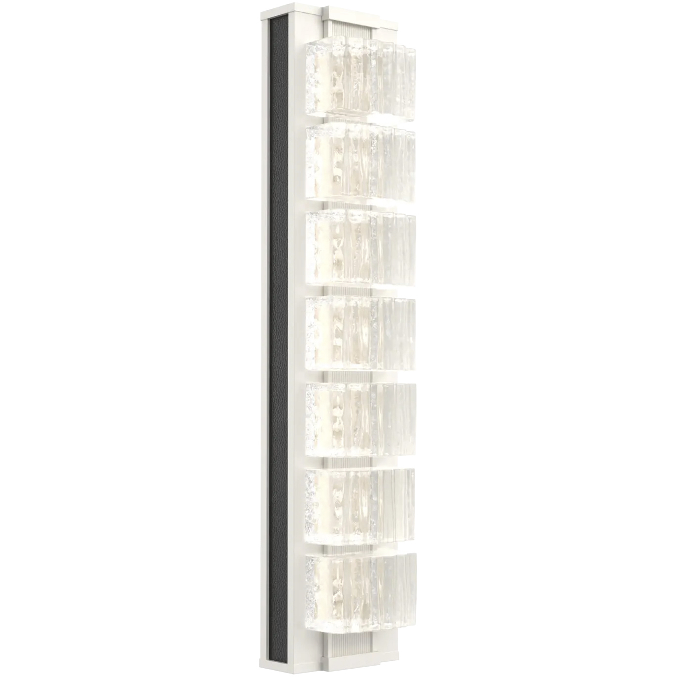 Tessera LED 5.1 inch Salt White with Licorice Sconce Wall Light