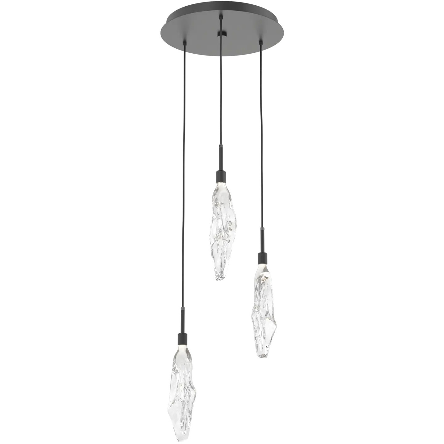 Icefall LED 16.7 inch Novel Brass Pendant Chandelier Ceiling Light in 2700K LED
