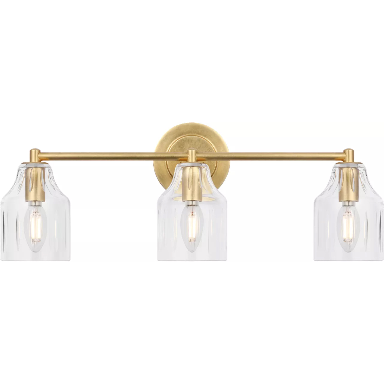 Alexa Hampton Augusta 3 Light 22 inch Gild Bath Vanity Wall Light