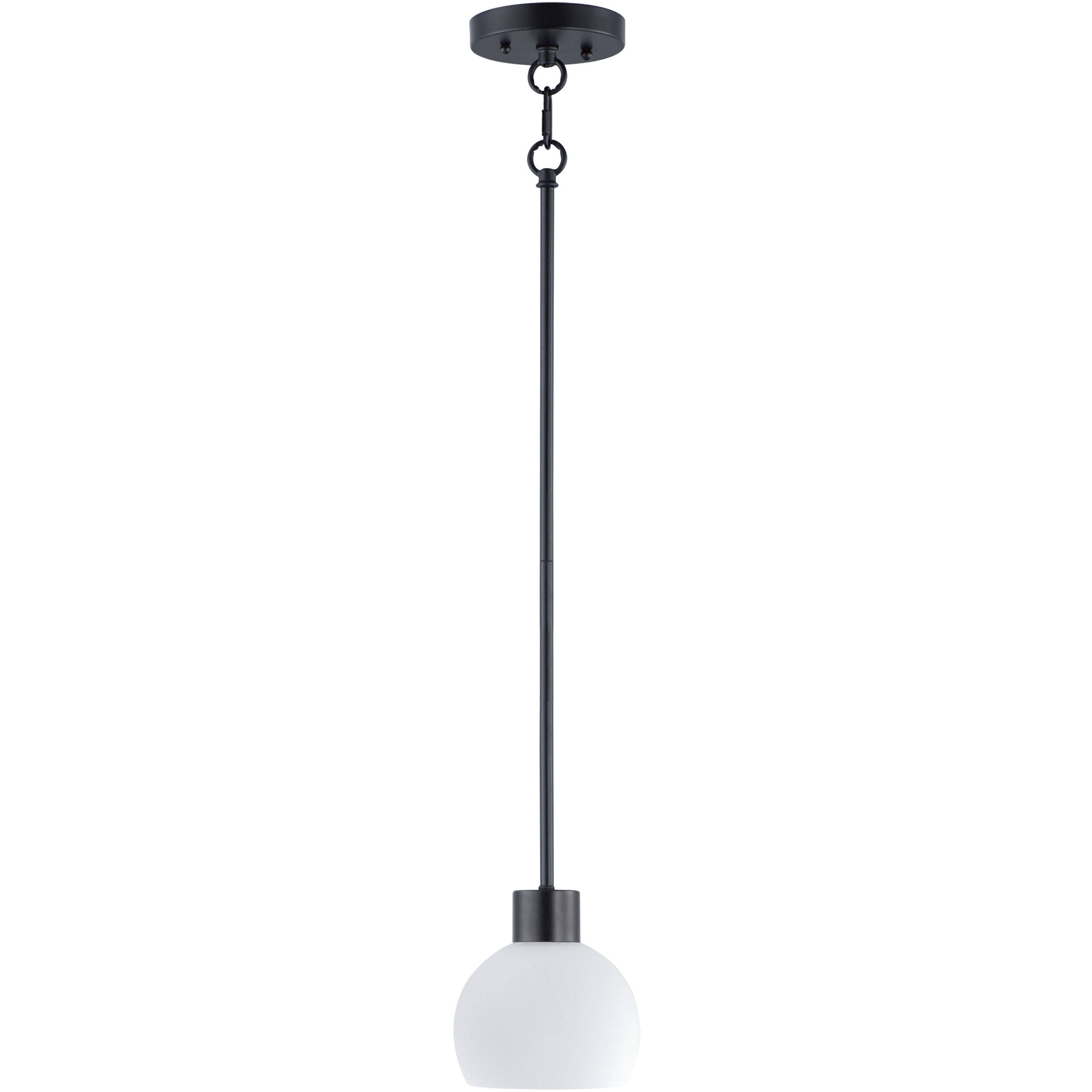 Coraline 1 Light 6 inch Black Mini Pendant Ceiling Light