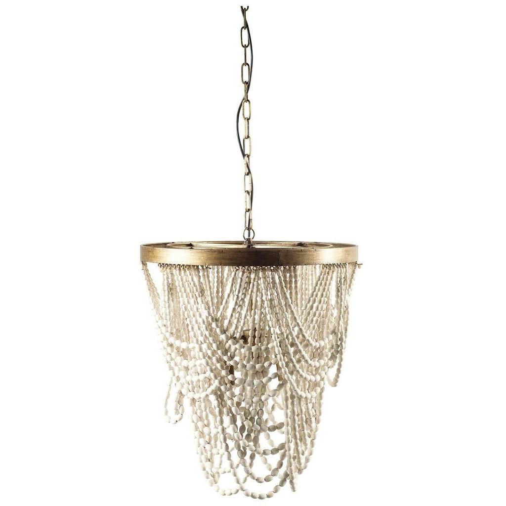 Pendra 26 inch White Chandelier Ceiling Light