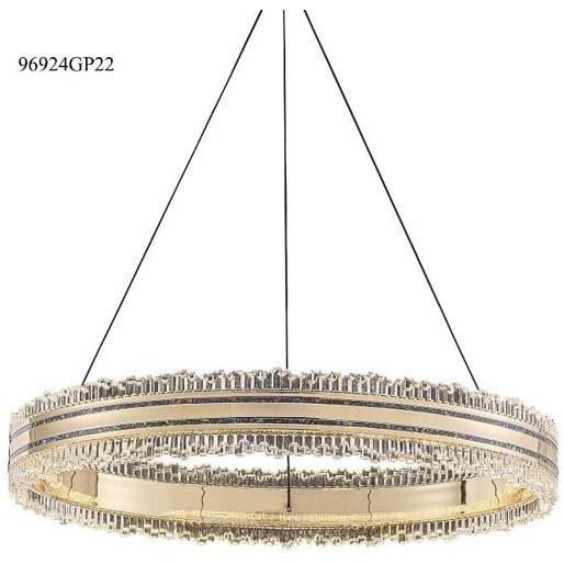 Pearl LED Rose Gold/Pearl Chandelier Ceiling Light