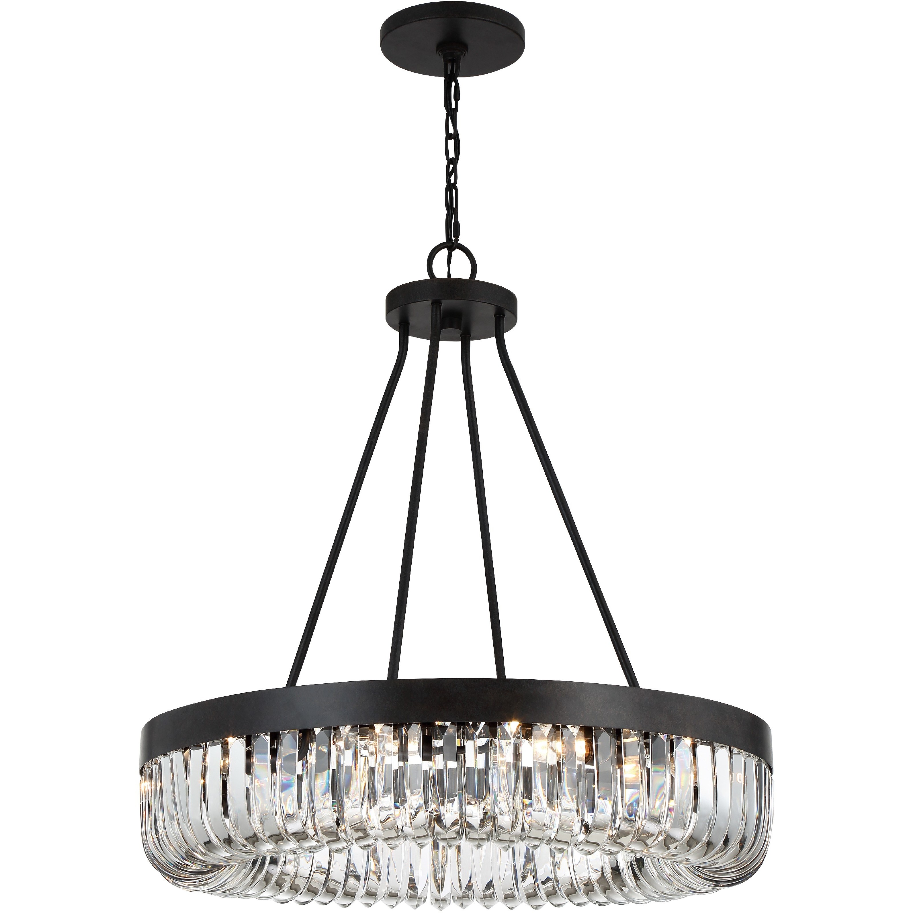 Alister 10 Light 28.25 inch Charcoal Bronze Chandelier Ceiling Light