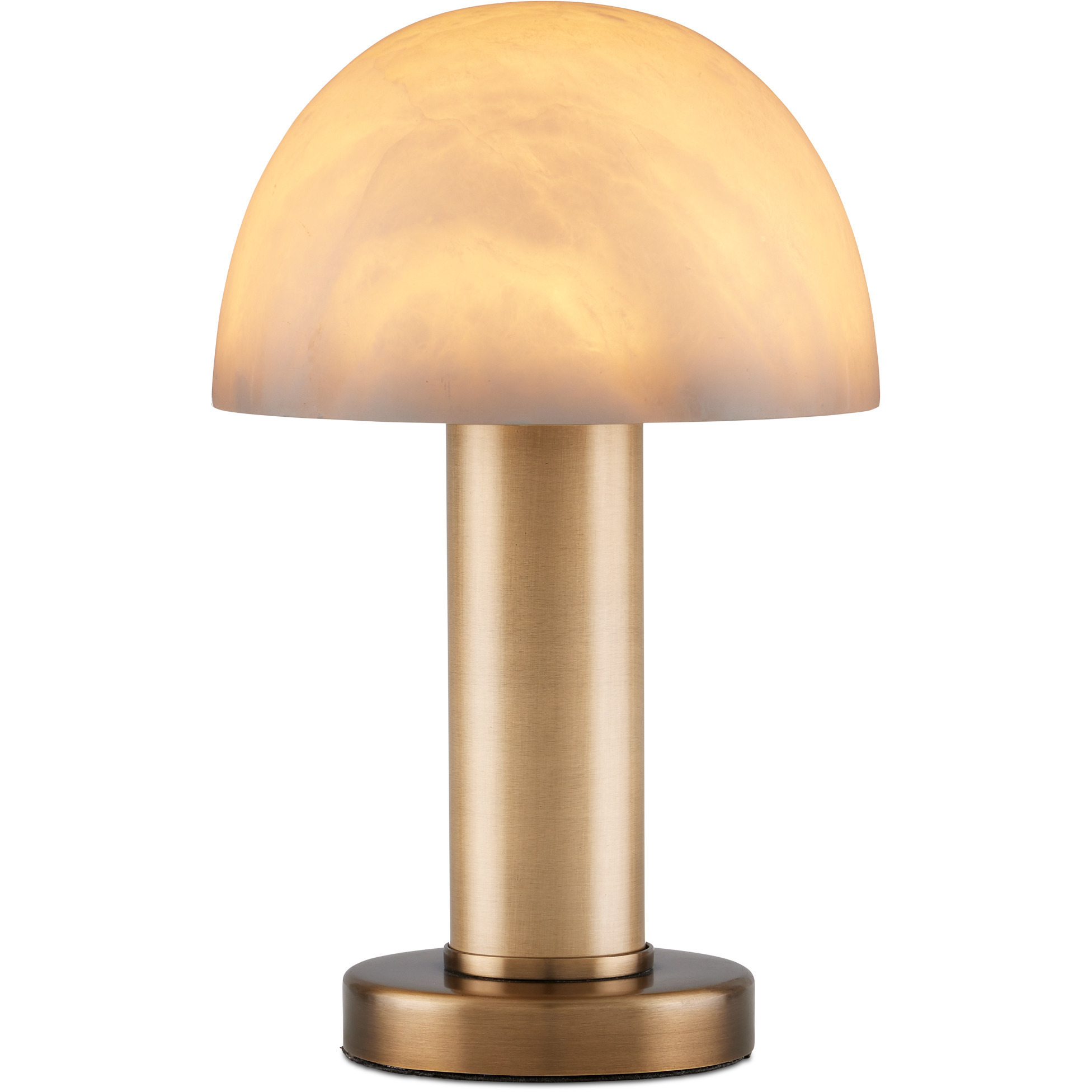 La Gravite 11 inch 60 watt Natural and Brass Table Lamp Portable Light