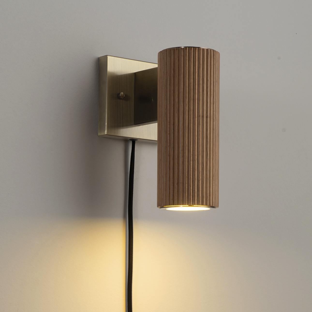 Tambo 1 Light 4.7 inch Natural Ash and Weathered Brass Wall Sconce Wall Light