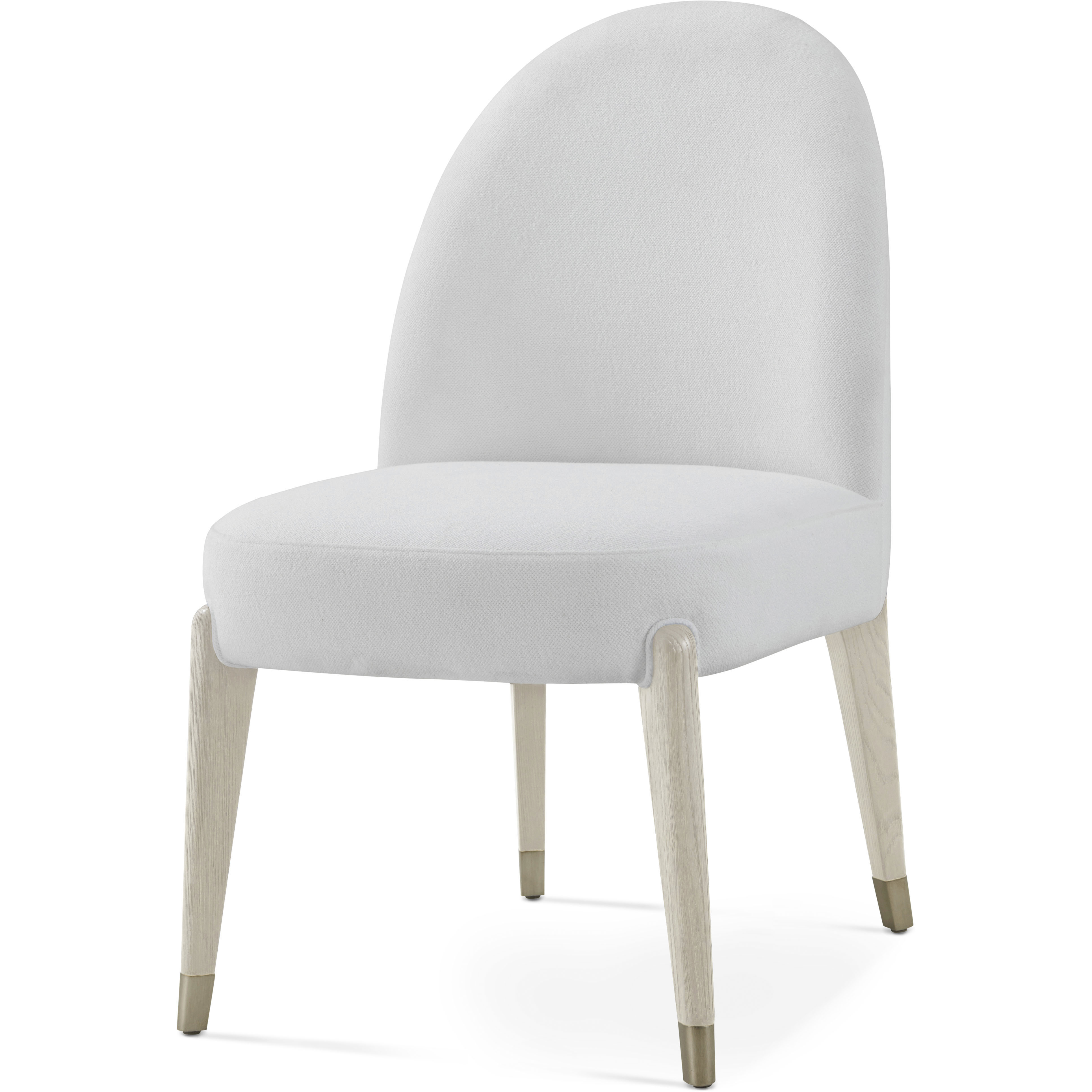 Luna Cascade Dining Side Chair, Wooden, Upholstered