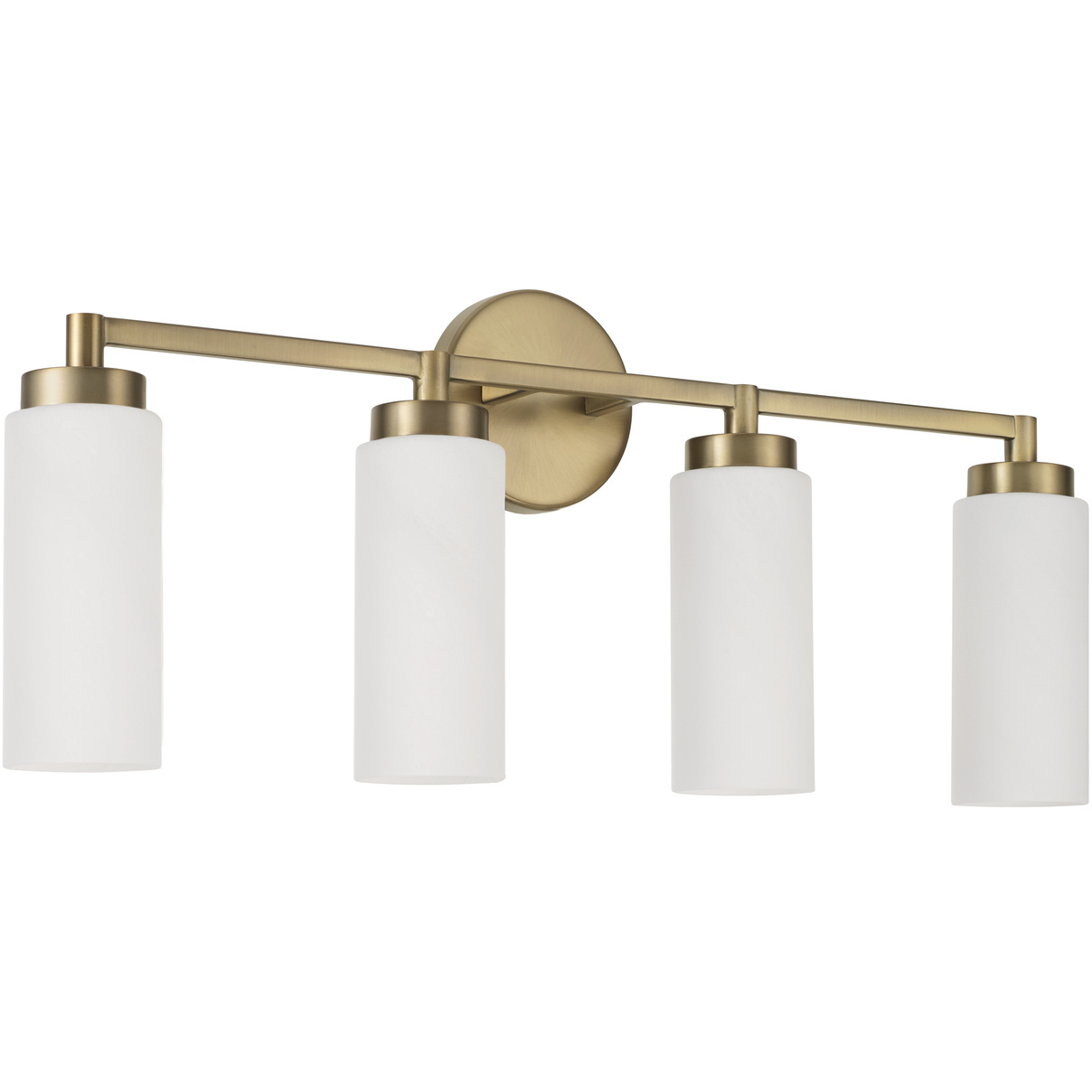 Capital Lighting Alyssa 4 Light 27.5 inch Aged Brass Vanity Light Wall Light 151741AD - Open Box