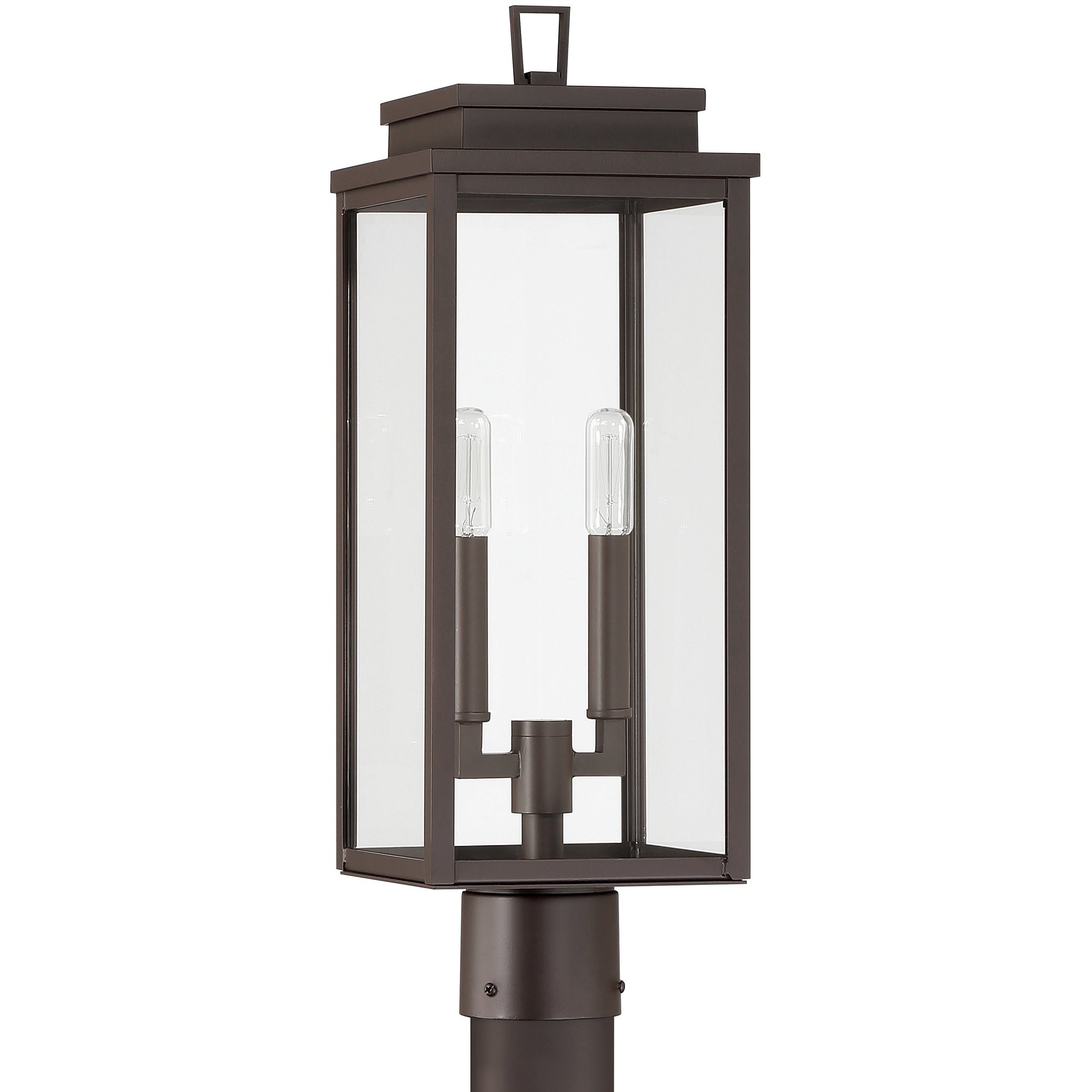 Hillside 2 Light 20.75 inch Dark Bronze Exterior Post Light