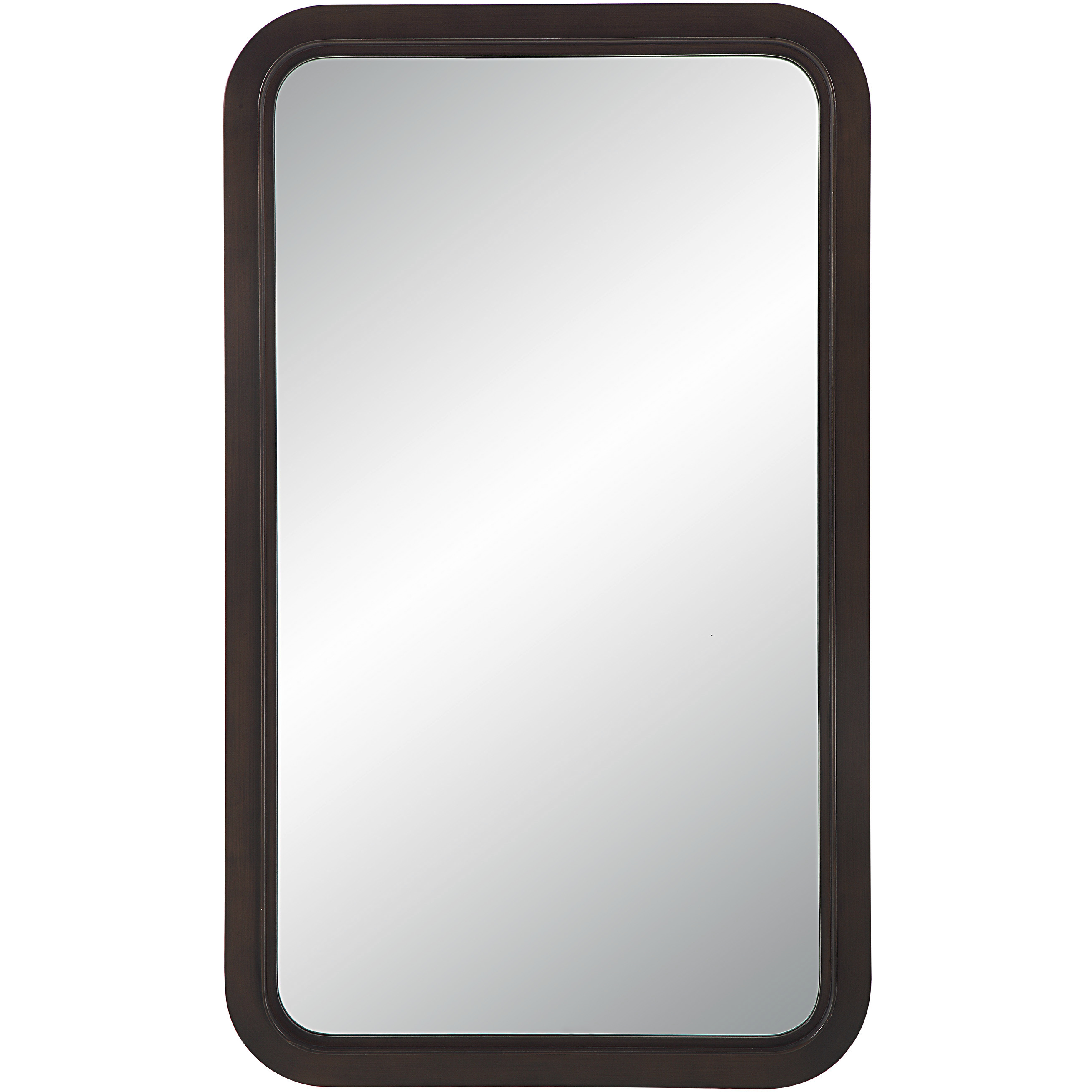 Almere 40 X 24 inch Dark Antique Bronze Wall Mirror