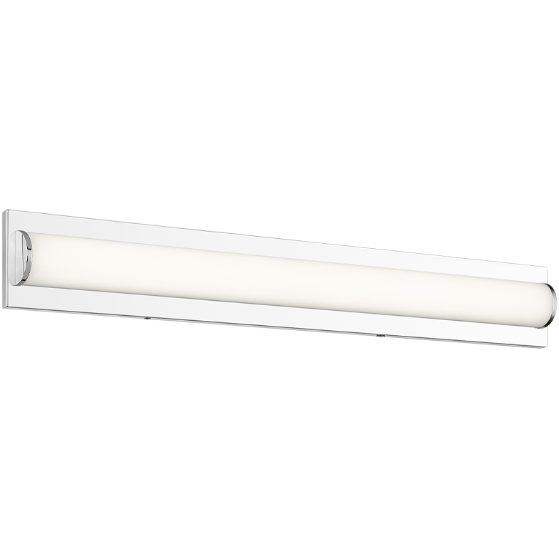 Psyra LED 34 inch Chrome Bath Vanity Light Wall Light