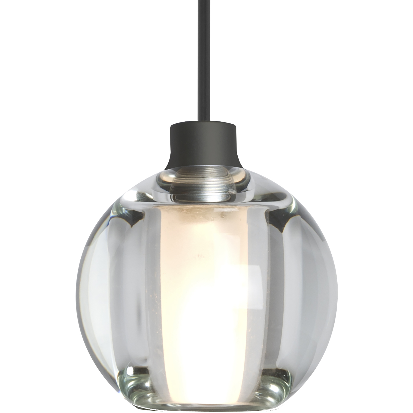 Boca 5 LED Black Cord Pendant Ceiling Light