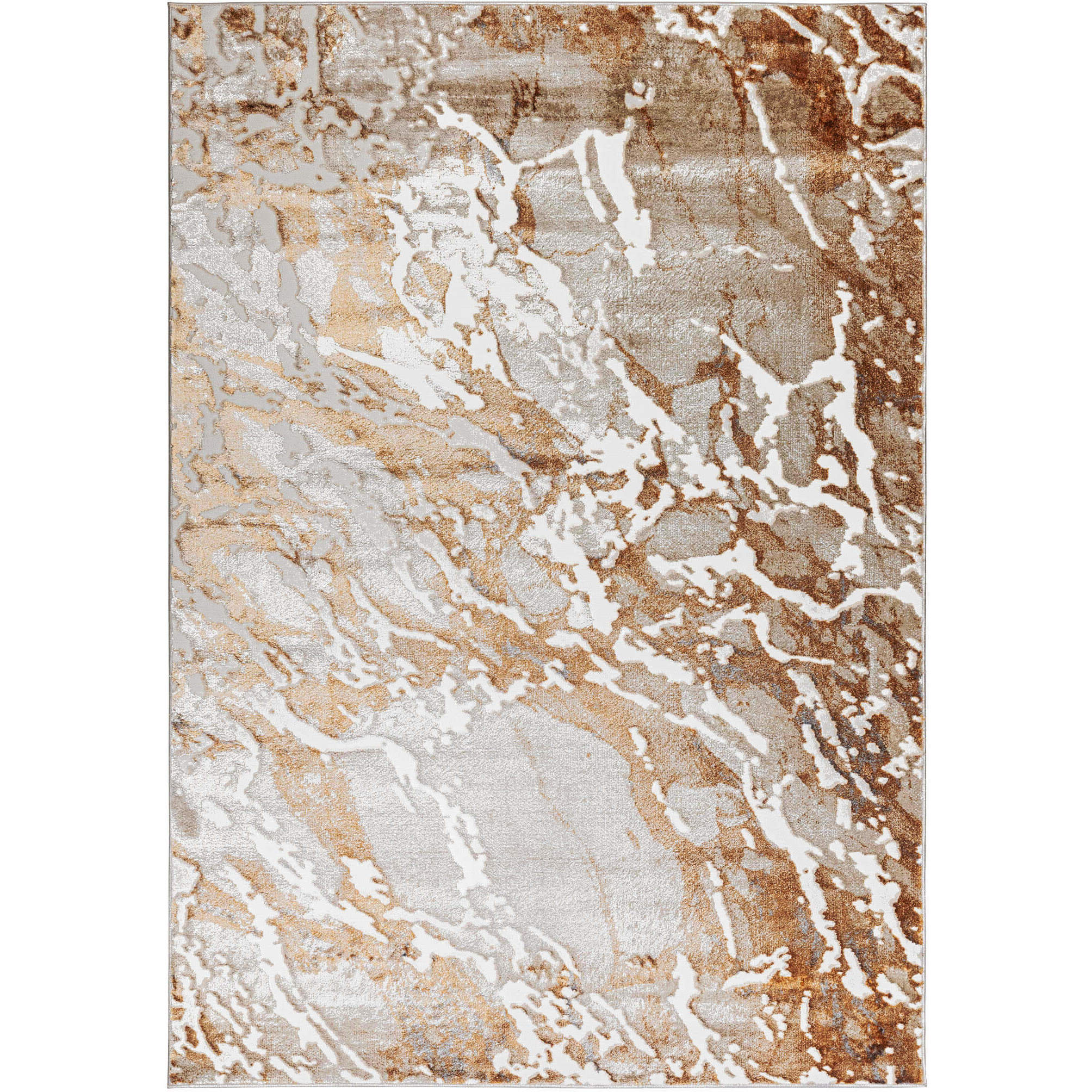 Melet 130 X 94 inch Gold Rug in 8 x 11