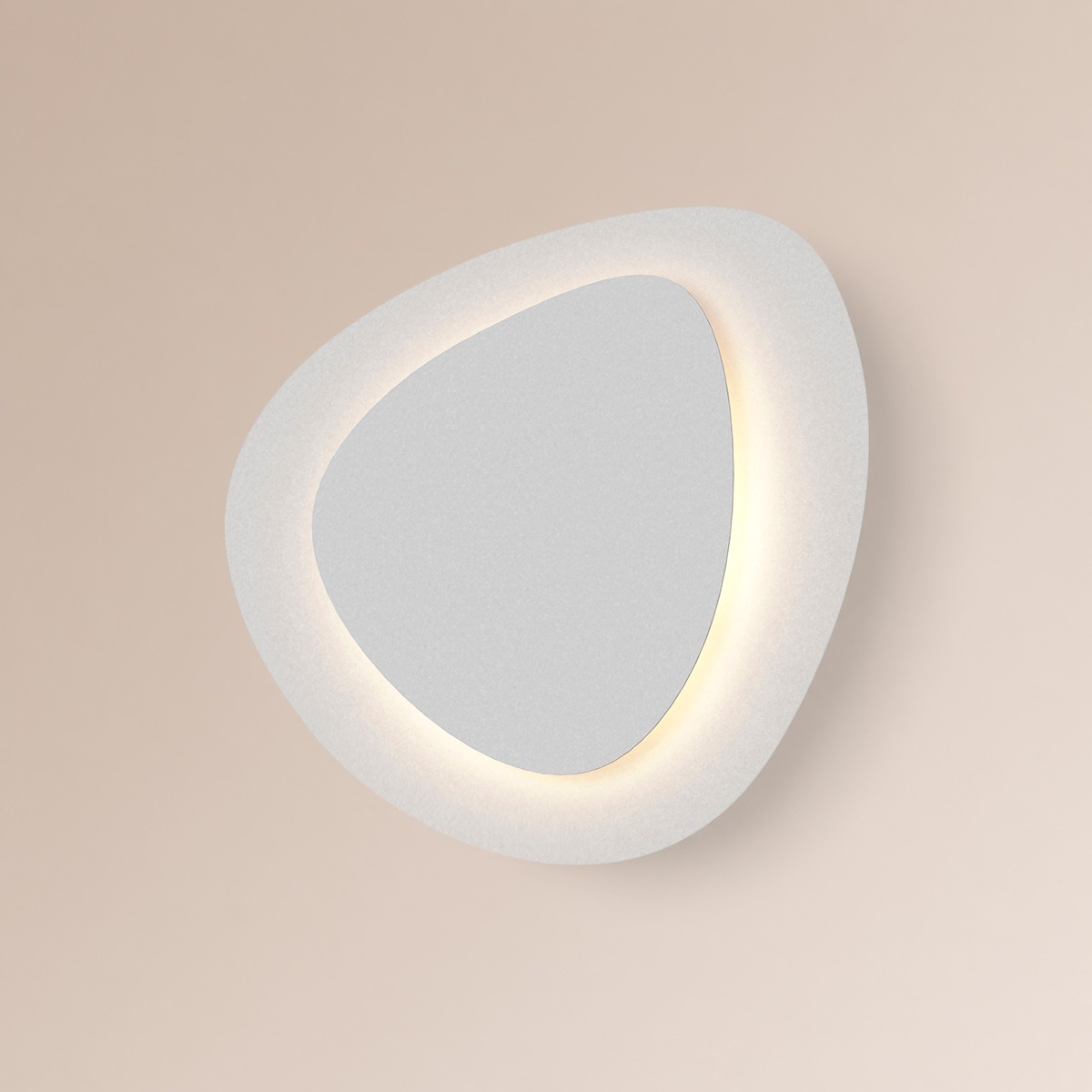 Abstract Panels LED 14.5 inch Textured White ADA Wall Sconce Wall Light