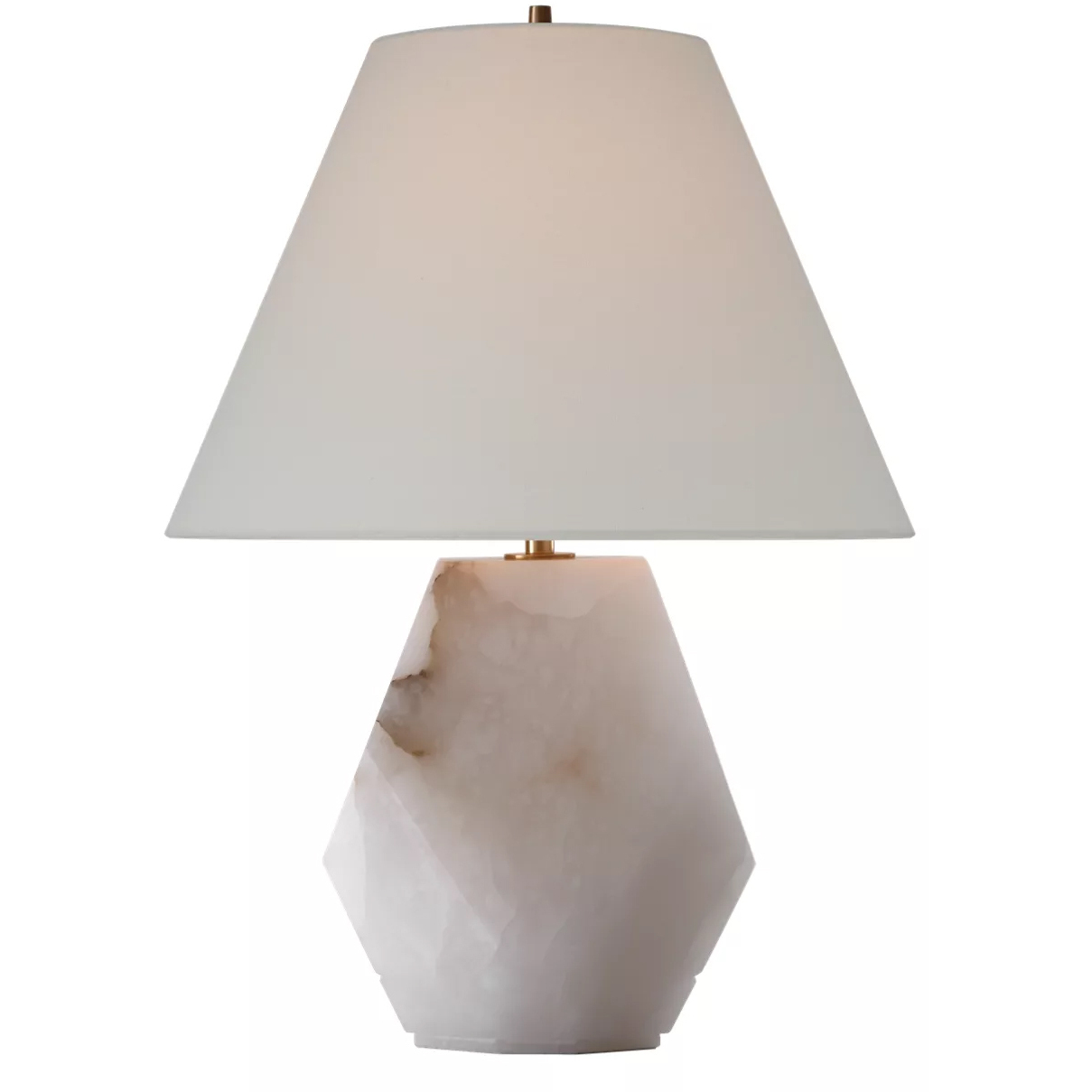 Thomas O'Brien Anthenee 24.5 inch 15 watt Alabaster Table Lamp Portable Light