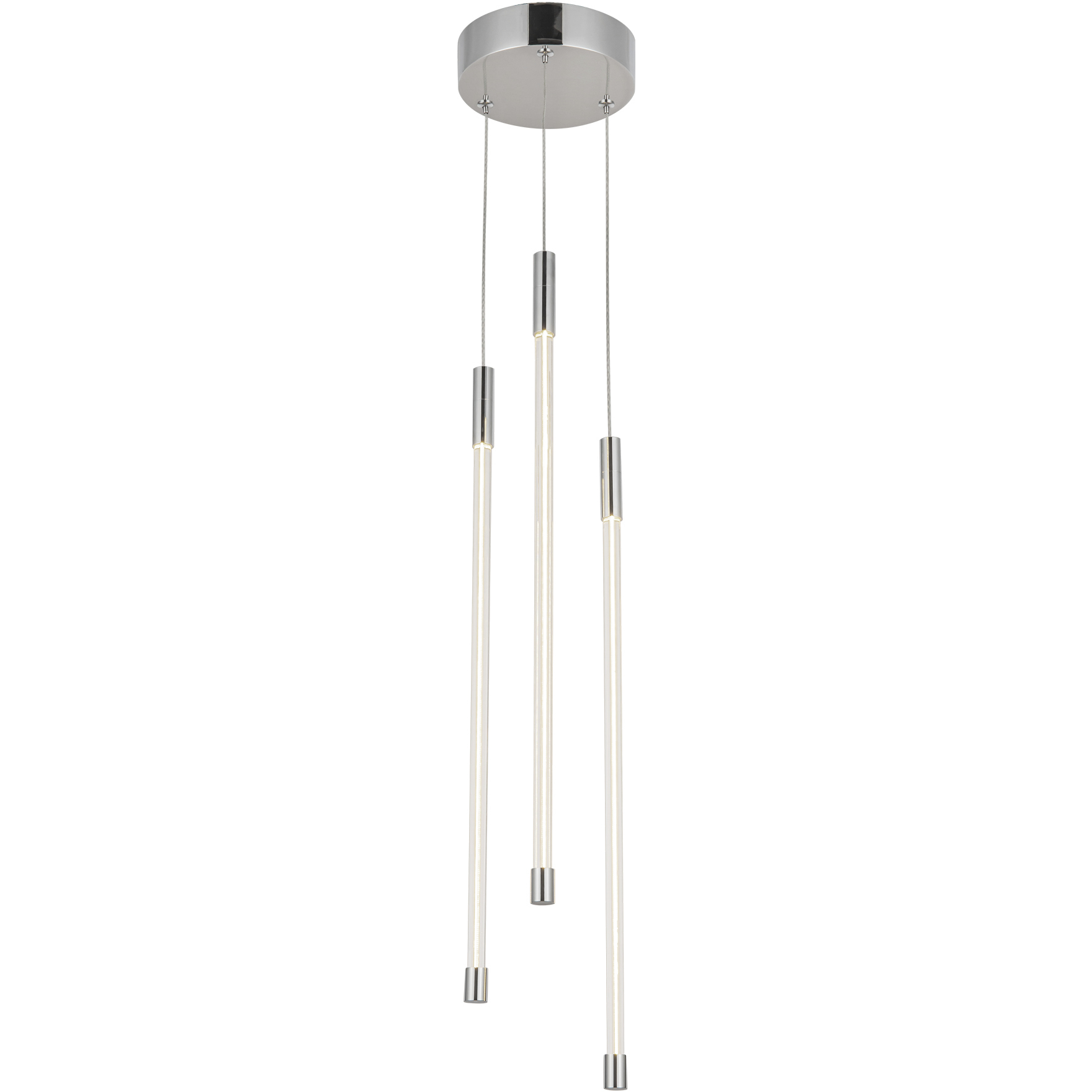 Motif LED 5.5 inch Chrome Multi Pendant Ceiling Light