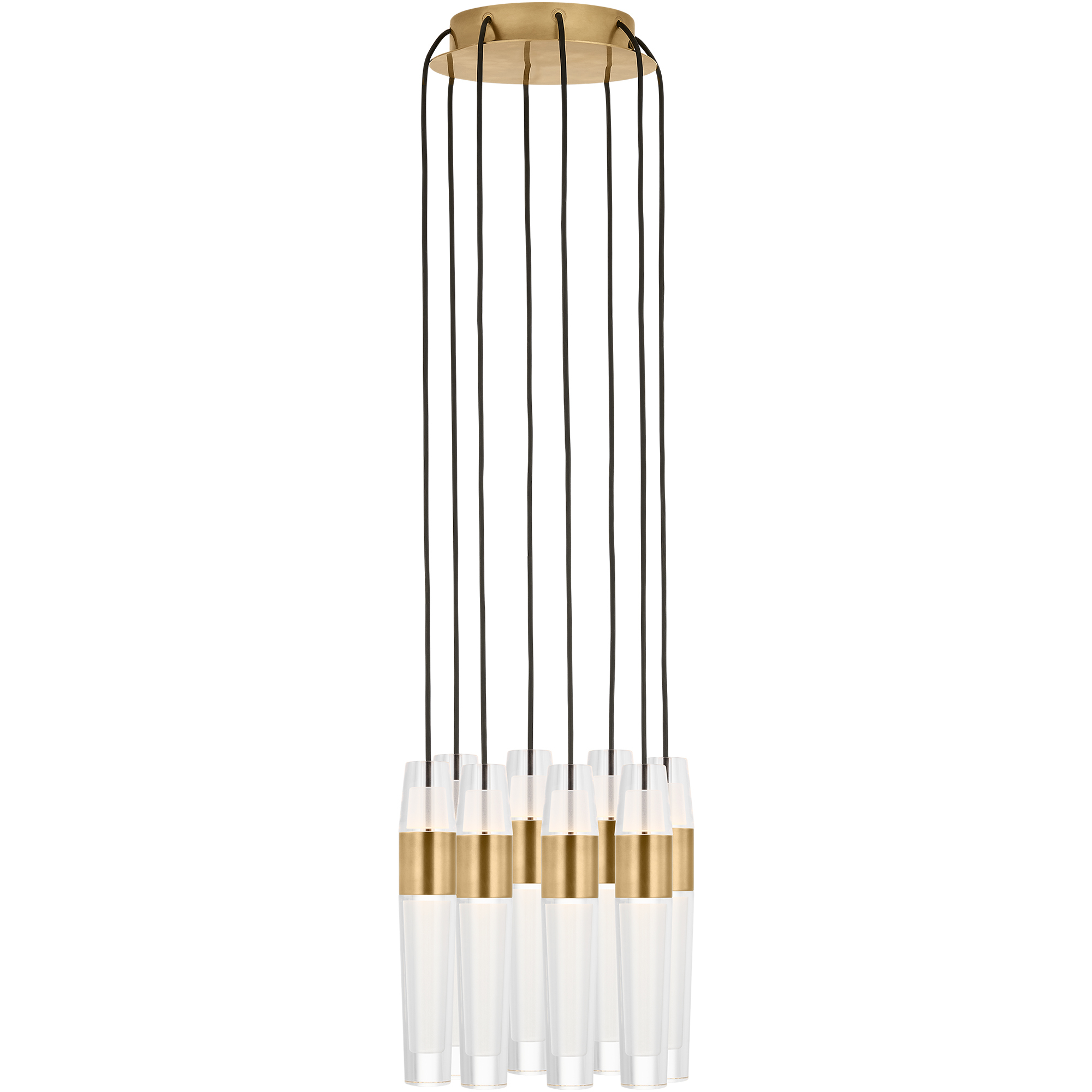 Sean Lavin Lassell 8 Light 10.3 inch Natural Brass Chandelier Ceiling Light