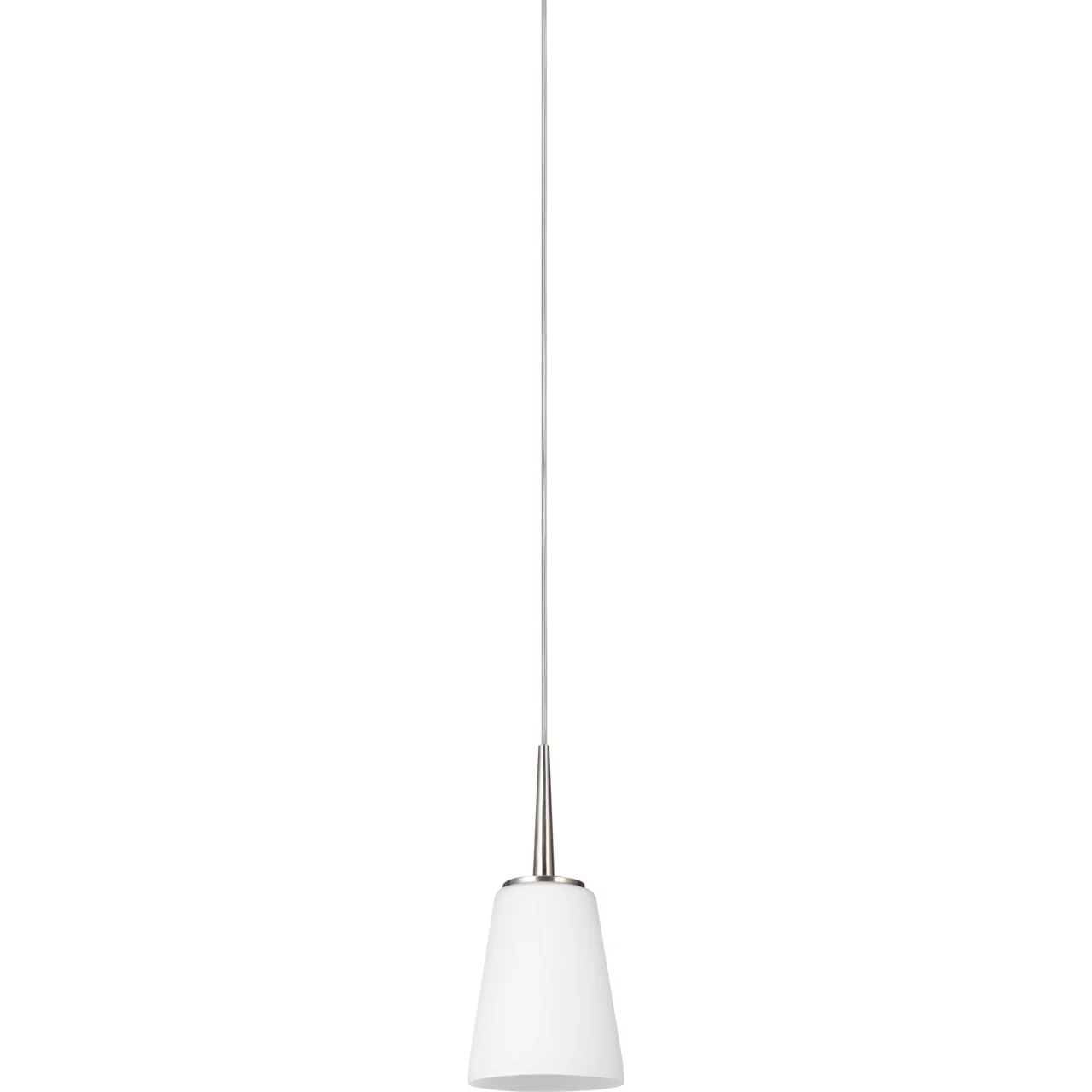 Driscoll 1 Light 5.25 inch Brushed Nickel Pendant Ceiling Light
