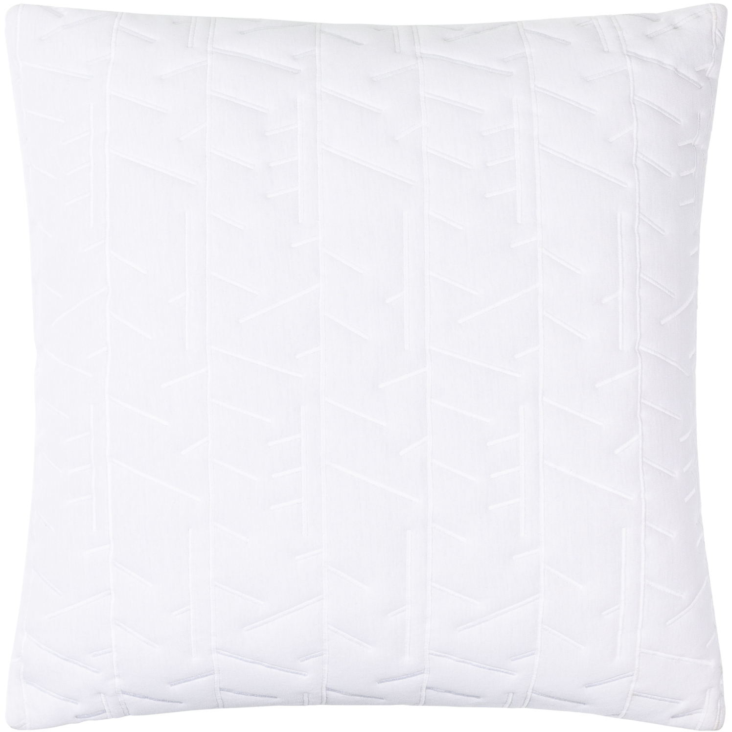 Branched 18 X 18 inch White Accent Pillow
