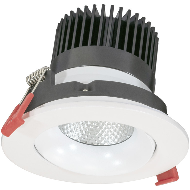 Jesco RLF35312SW5WH Luke White Downlight, Round