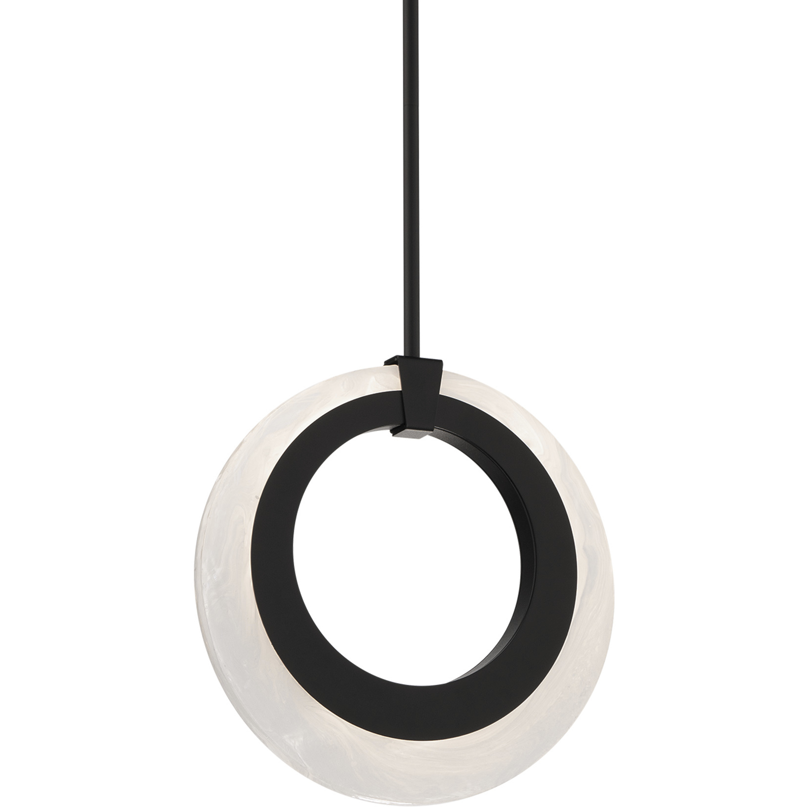 Serenity 1 Light 1 inch Black Mini Pendant Ceiling Light