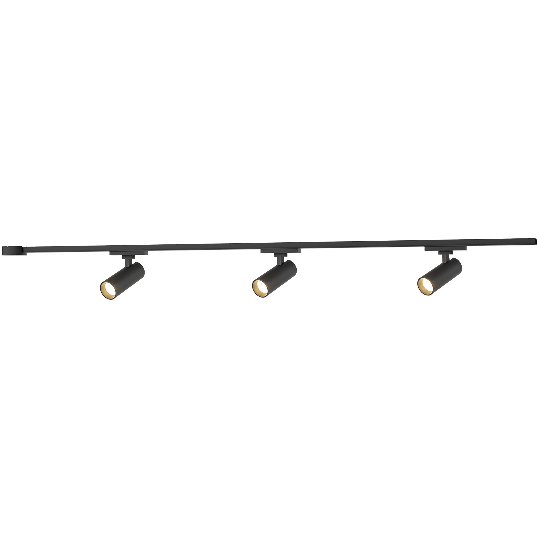 Paolo 120 Black Trilo Track Ceiling Light