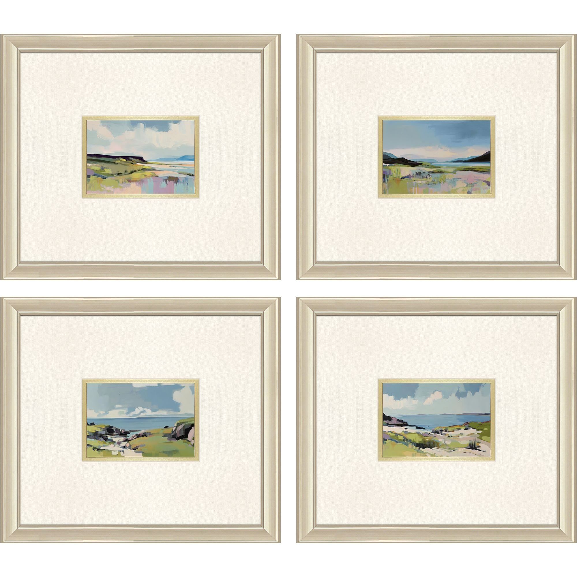 Propac Blue and Green and Brown Framed Art, Propac