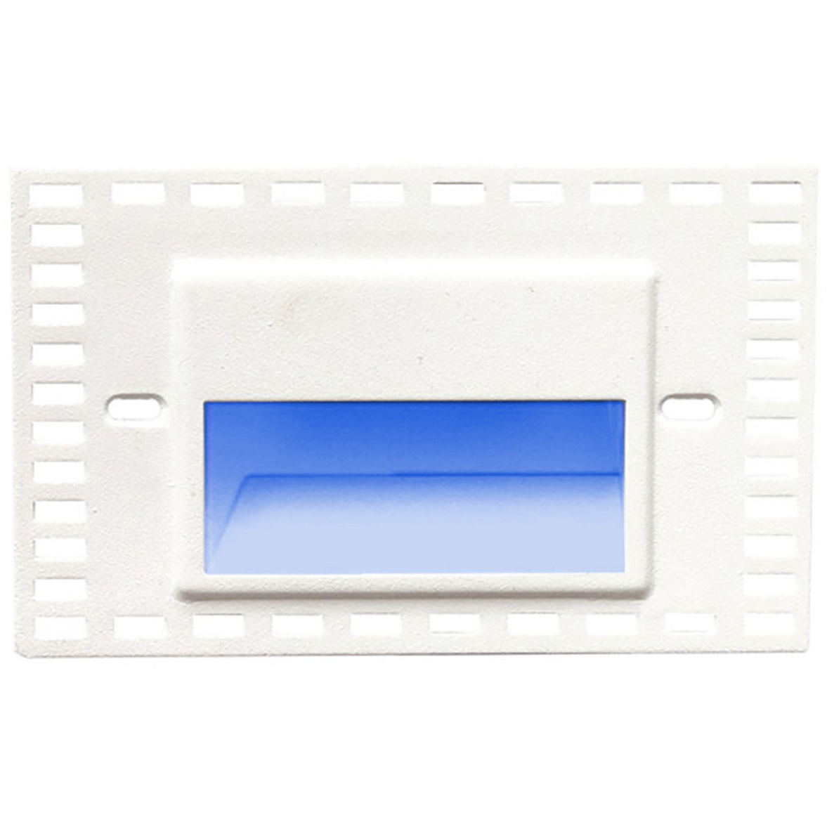 WAC 120V Invisible Trim Step Light LED 1.75 inch White ADA Step and Wall Light in Blue, WAC Lighting