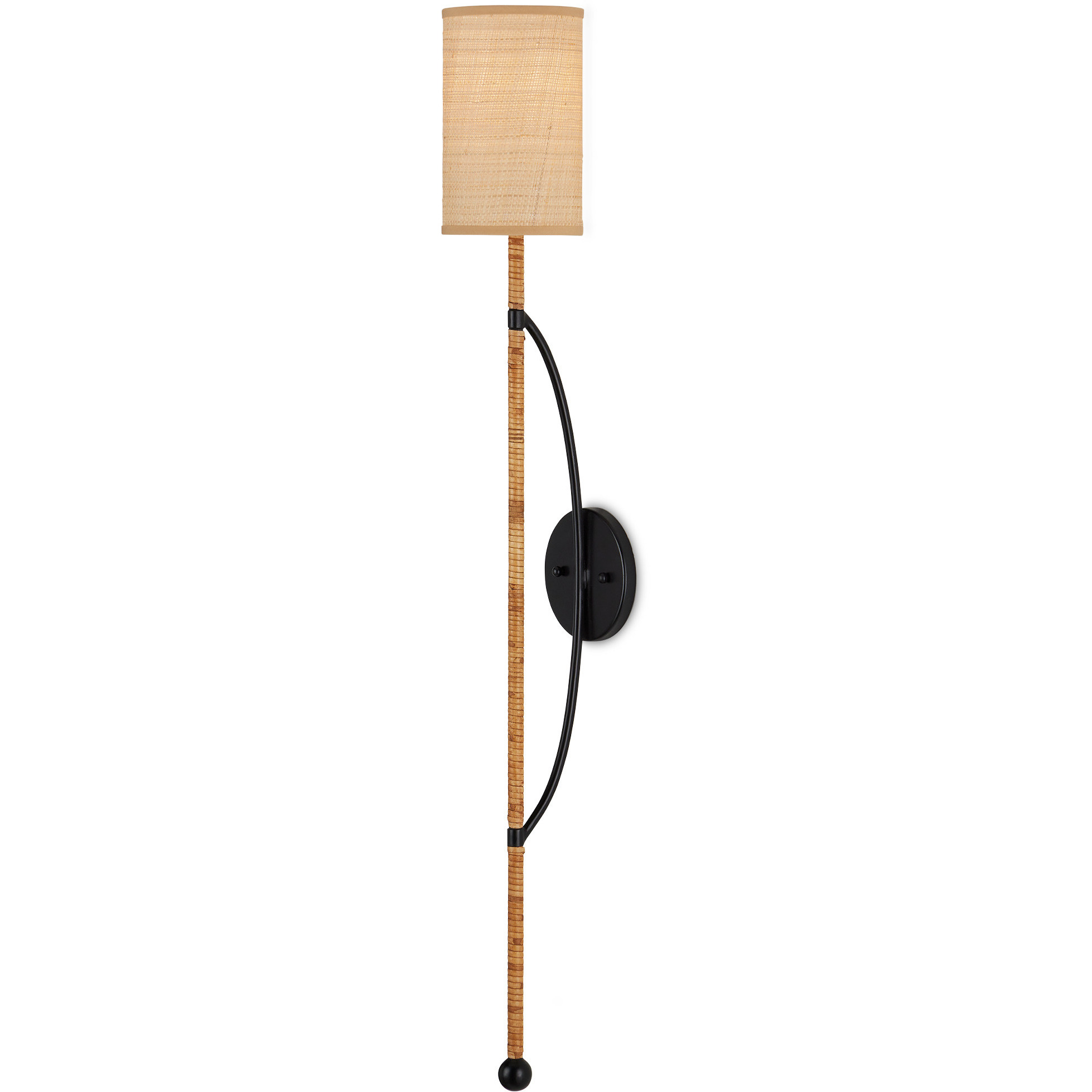 Capriole 1 Light 5 inch Satin Black Wall Sconce Wall Light