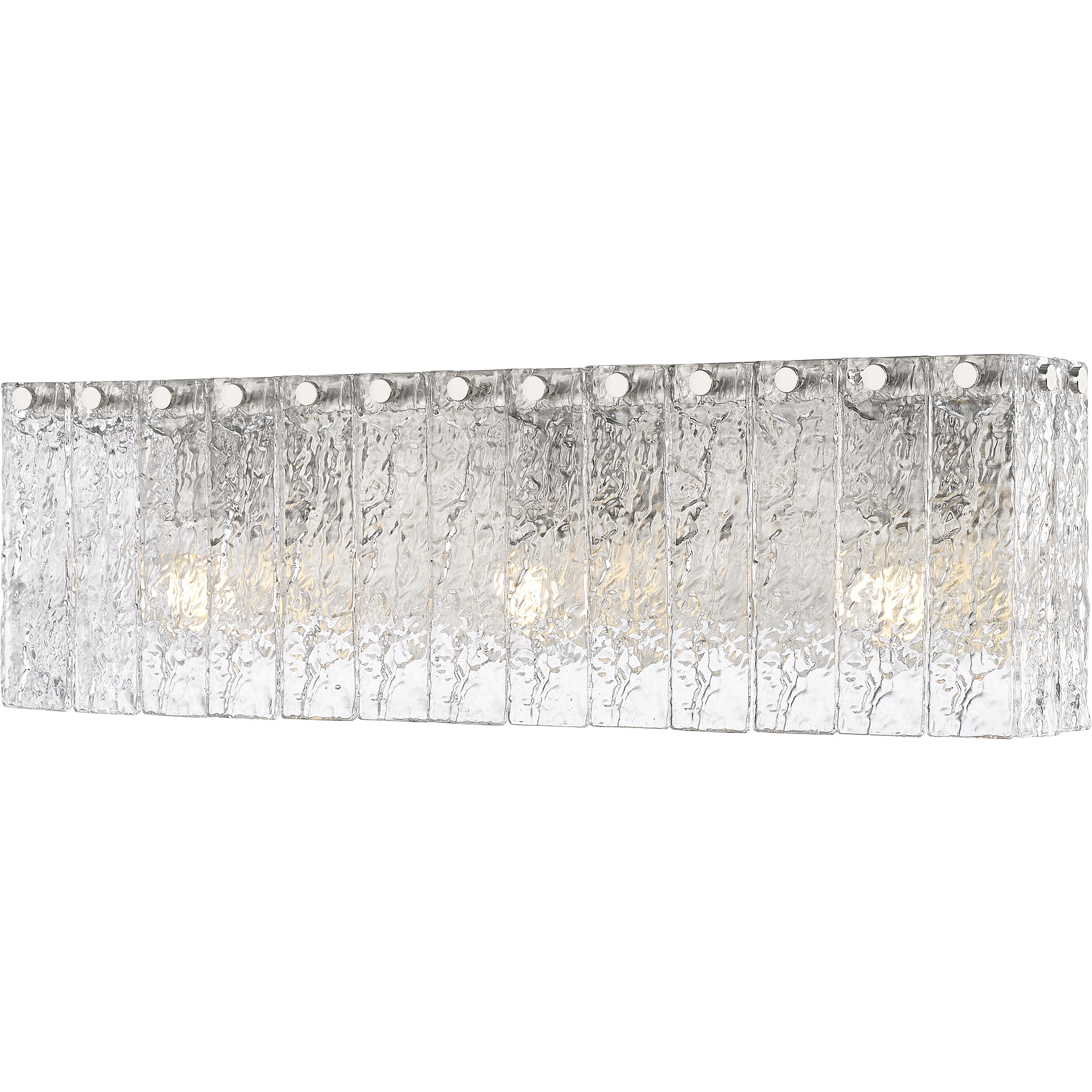 Glacier 3 Light 24 inch Brushed Nickel Vanity Wall Light