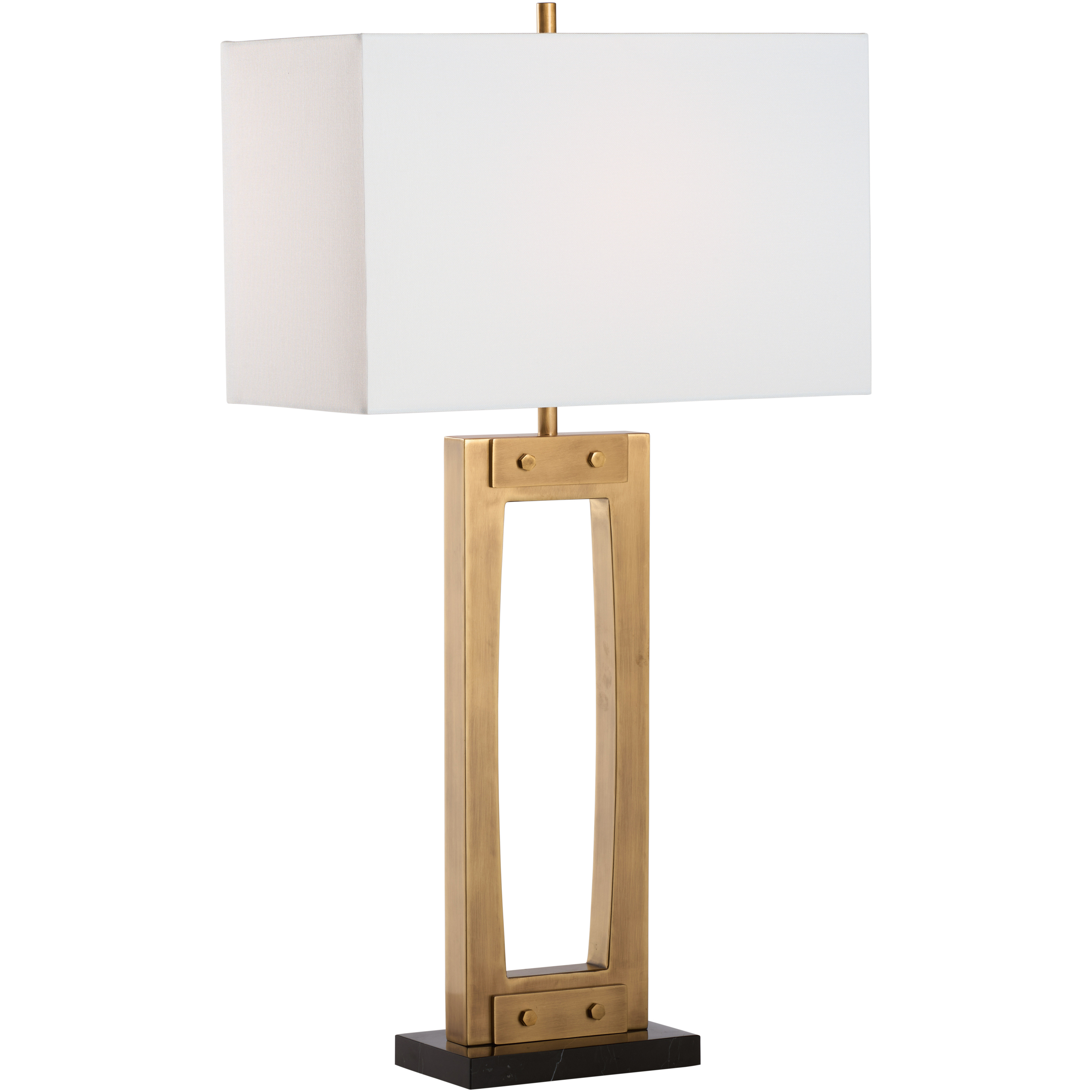 Hattie 25.5 inch 100.00 watt Gold and Black Table Lamp Portable Light