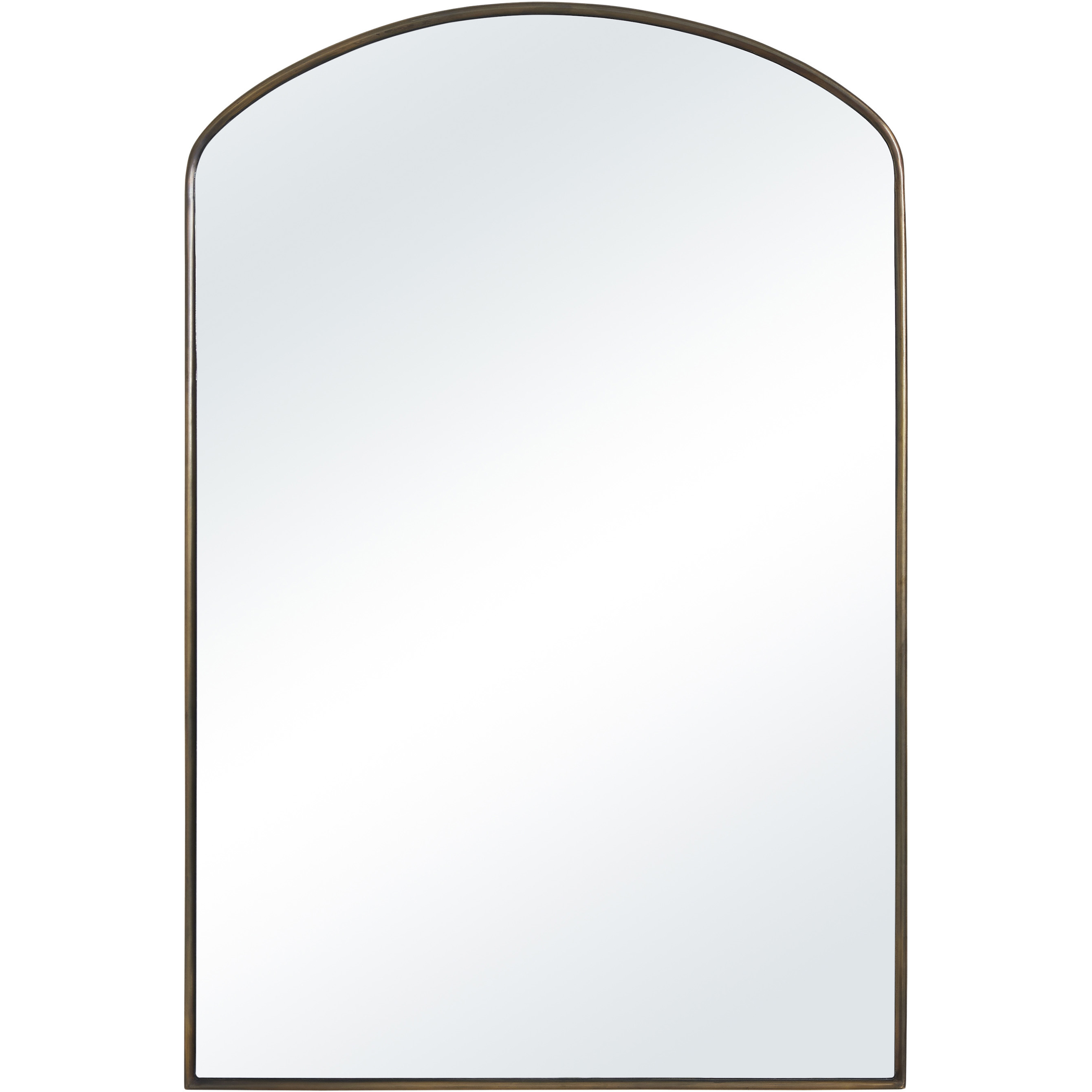 Clarisse 36 X 24 inch Aged Brass Mirror