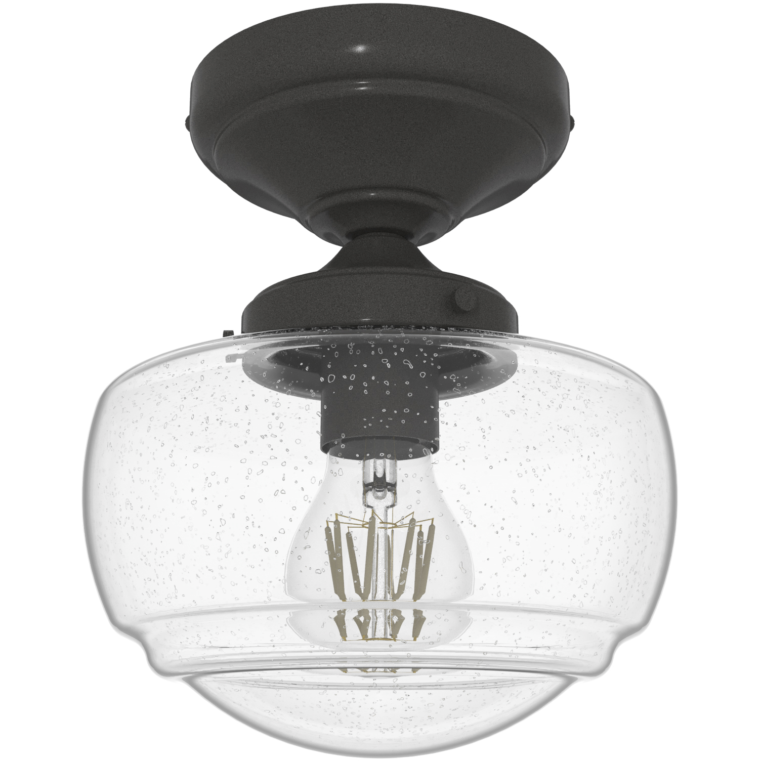 Saddle Creek 1 Light 7 inch Noble Bronze Semi Flush Mount Ceiling Light