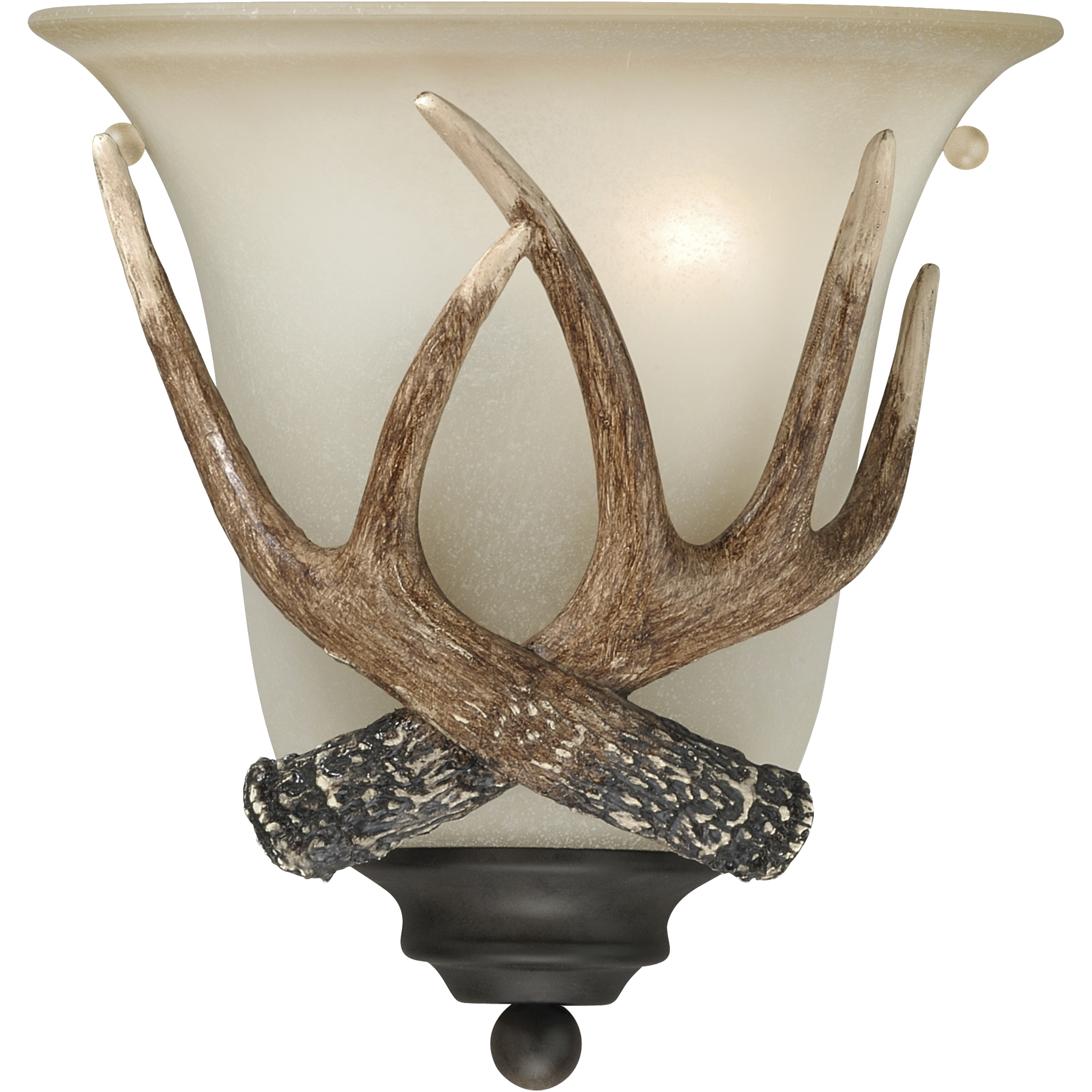 Yoho LED 9 inch Black Walnut Wall Light
