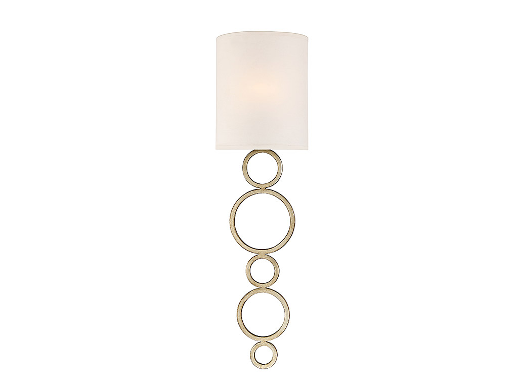 Stafford 1 Light 8 inch Argentum Sconce Wall Light
