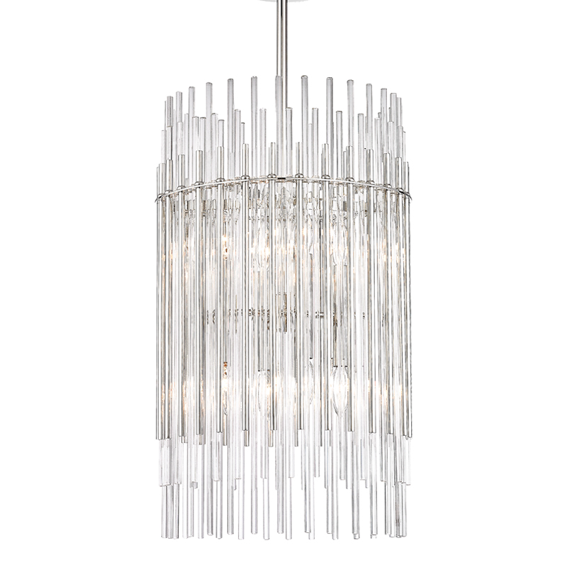 Wallis 8 Light 15 inch Polished Nickel Pendant Ceiling Light