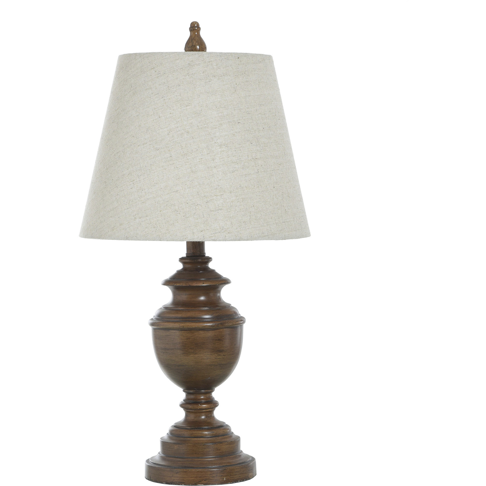 Signature 24 inch 40 watt French Oak Table Lamp Portable Light