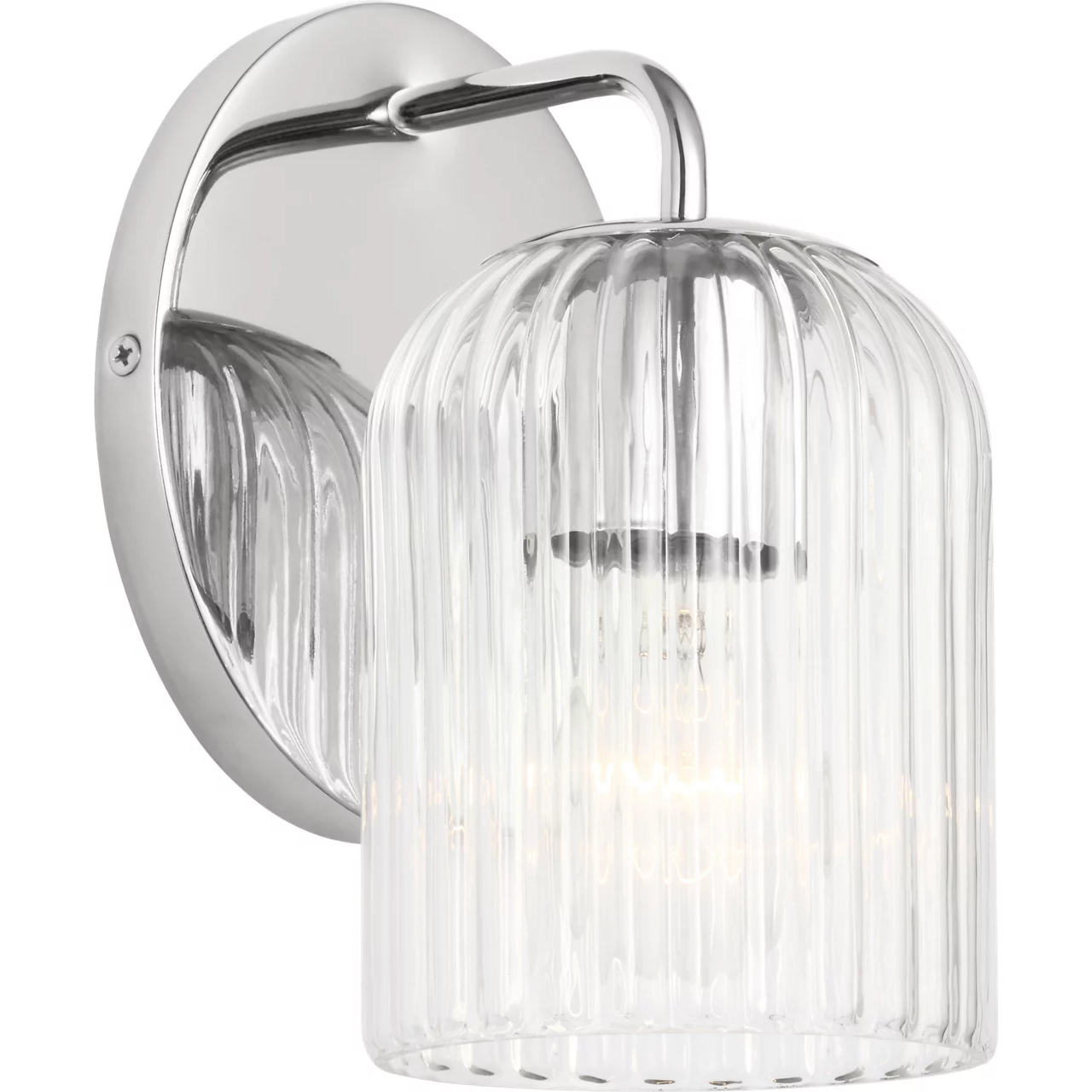 Eisele 1 Light 5 inch Chrome Sconce Wall Light, Small