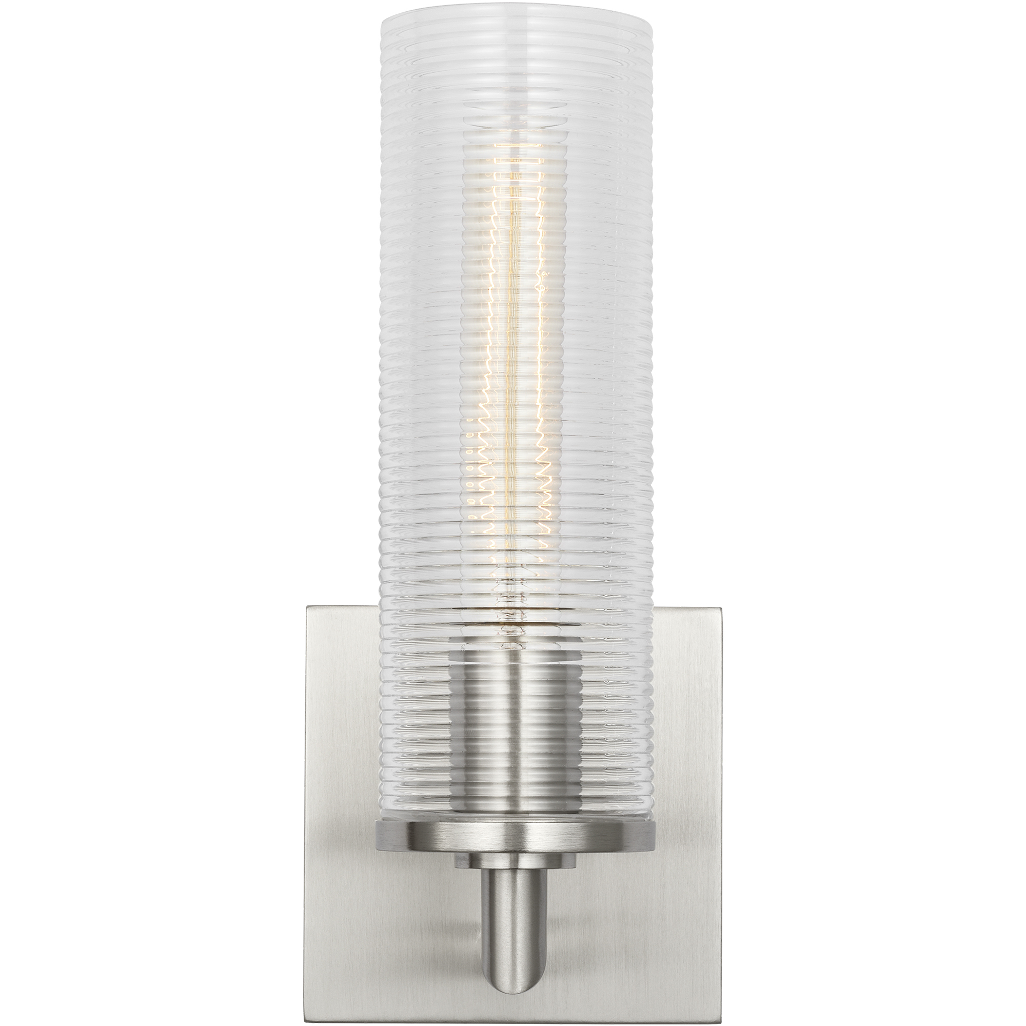 Drew & Jonathan Sarita 1 Light 5 inch Brushed Nickel Sconce Wall Light, Small