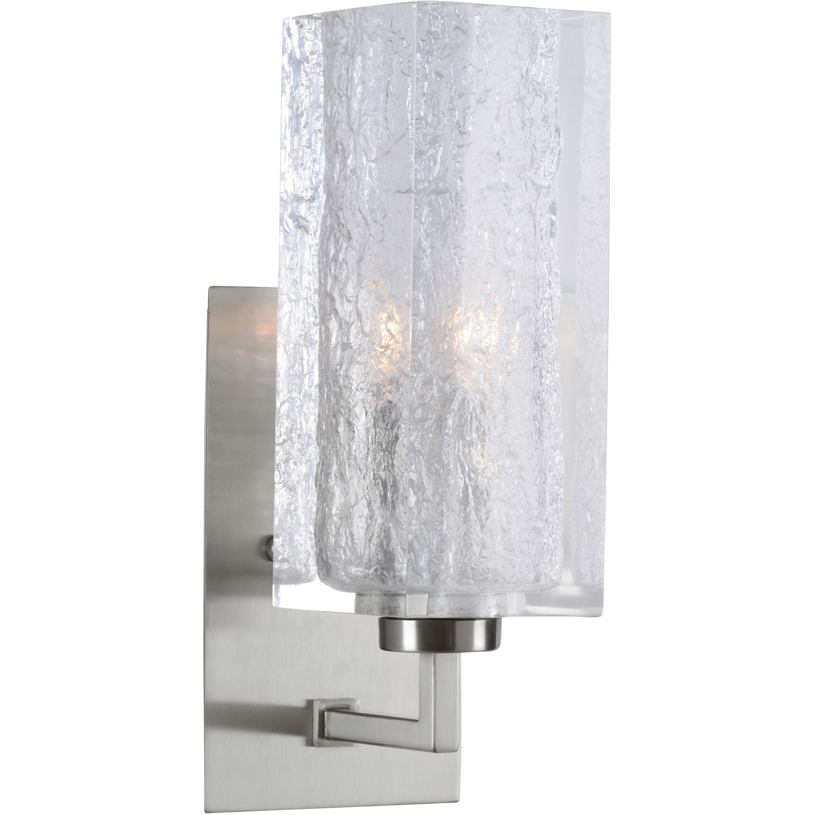 Frederick Cooper 1 Light 6 inch Satin Nickel/Textured Wall Sconce Wall Light