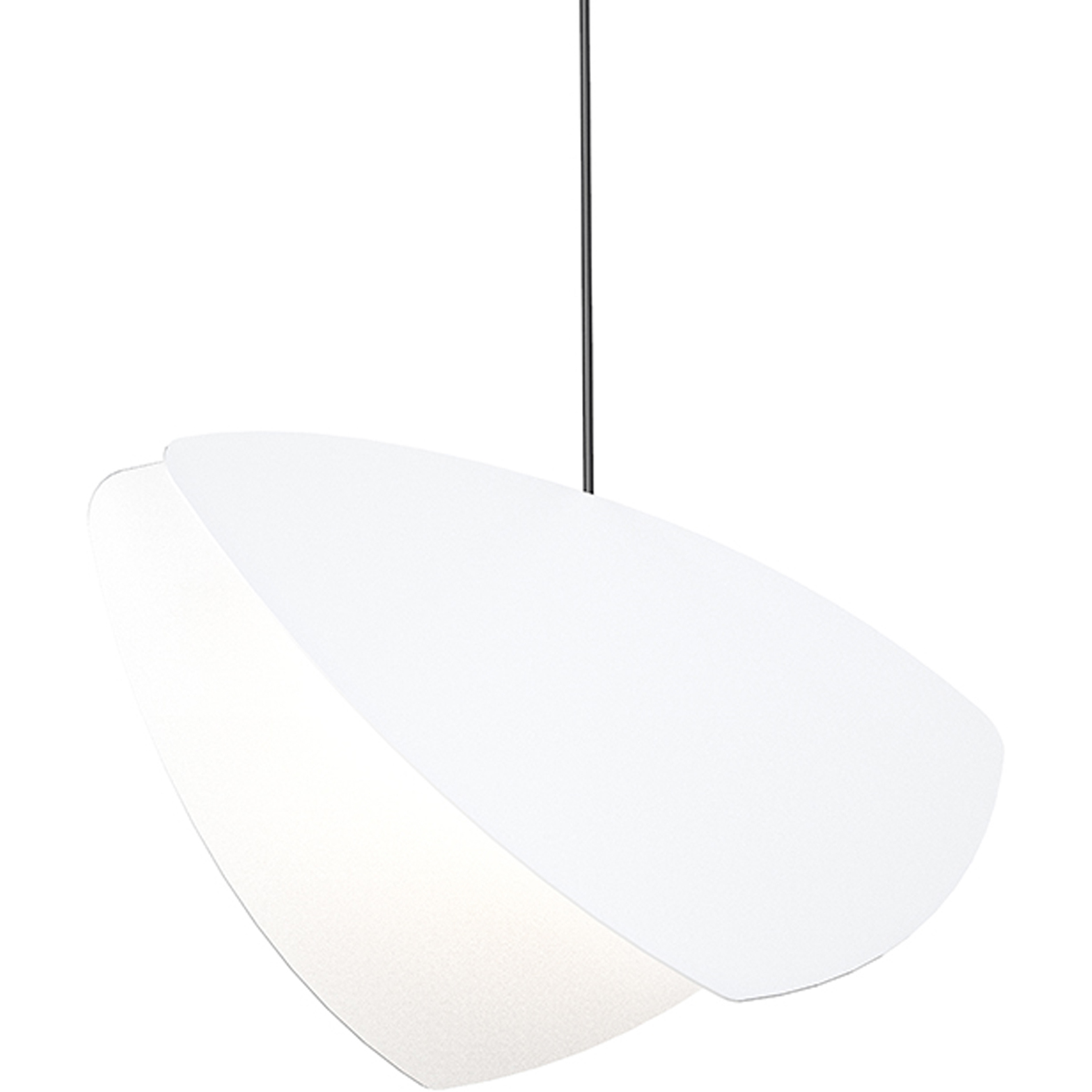 Papillons LED 12.5 inch Satin Black Pendant Ceiling Light