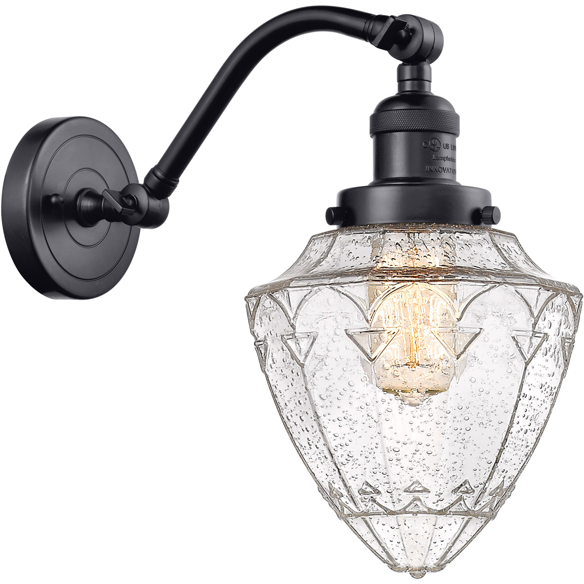 Franklin Restoration Bullet LED 7 inch Matte Black Sconce Wall Light