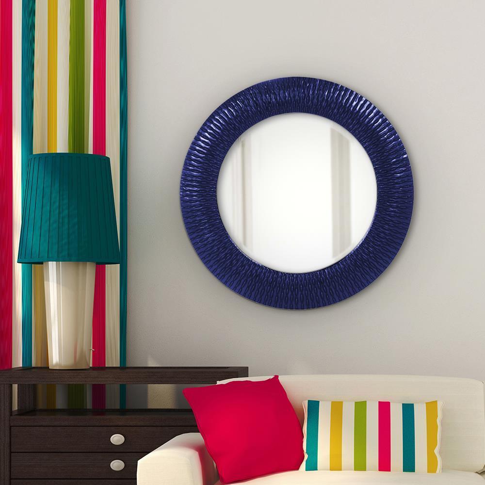 Bergman 32 X 32 inch Navy Mirror