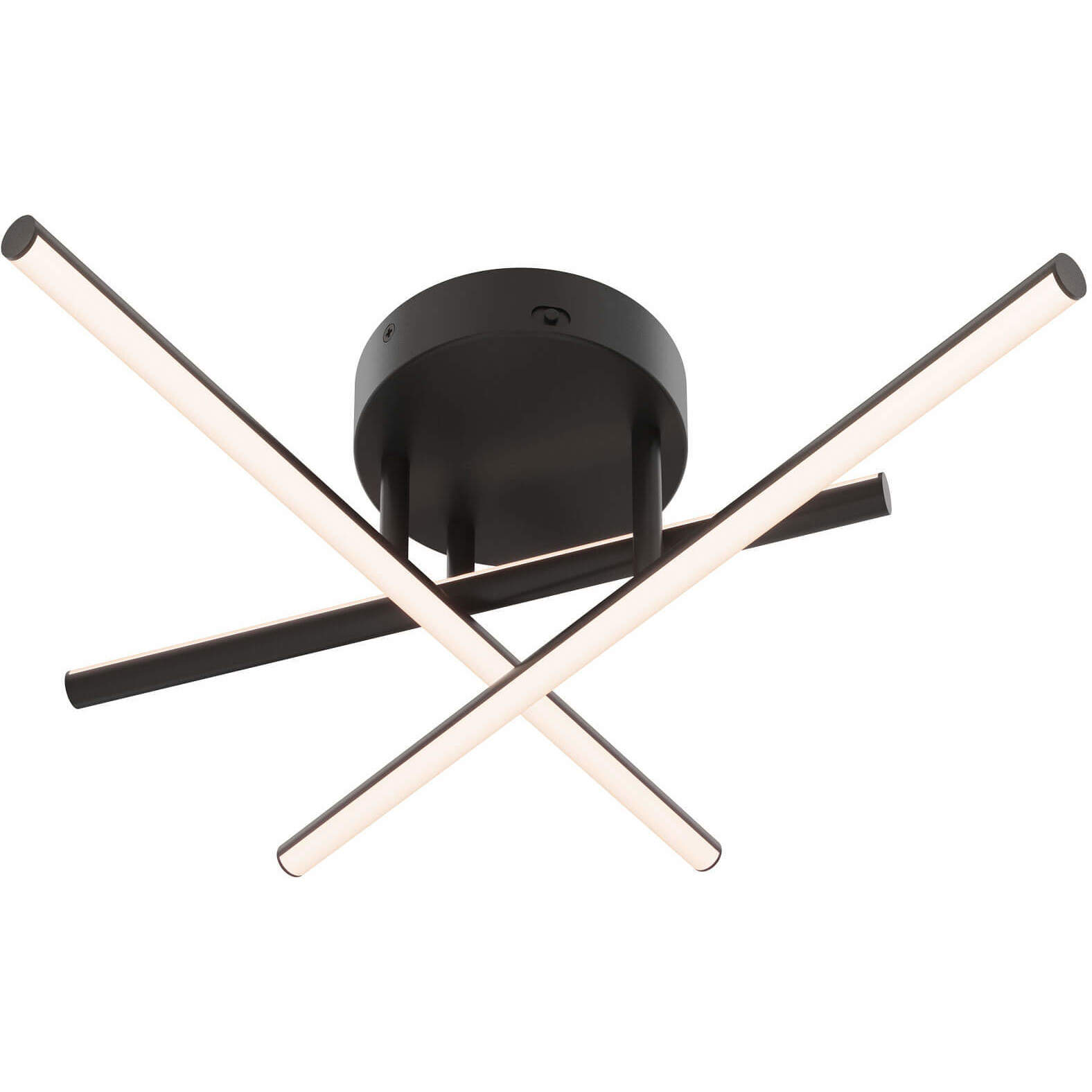 Asterisk 3 Light 5.9 inch Black Pendant Ceiling Light
